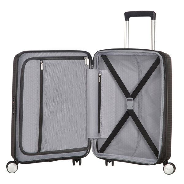 American Tourister Soundbox Sp 55cm Exp. - cabin bag, black