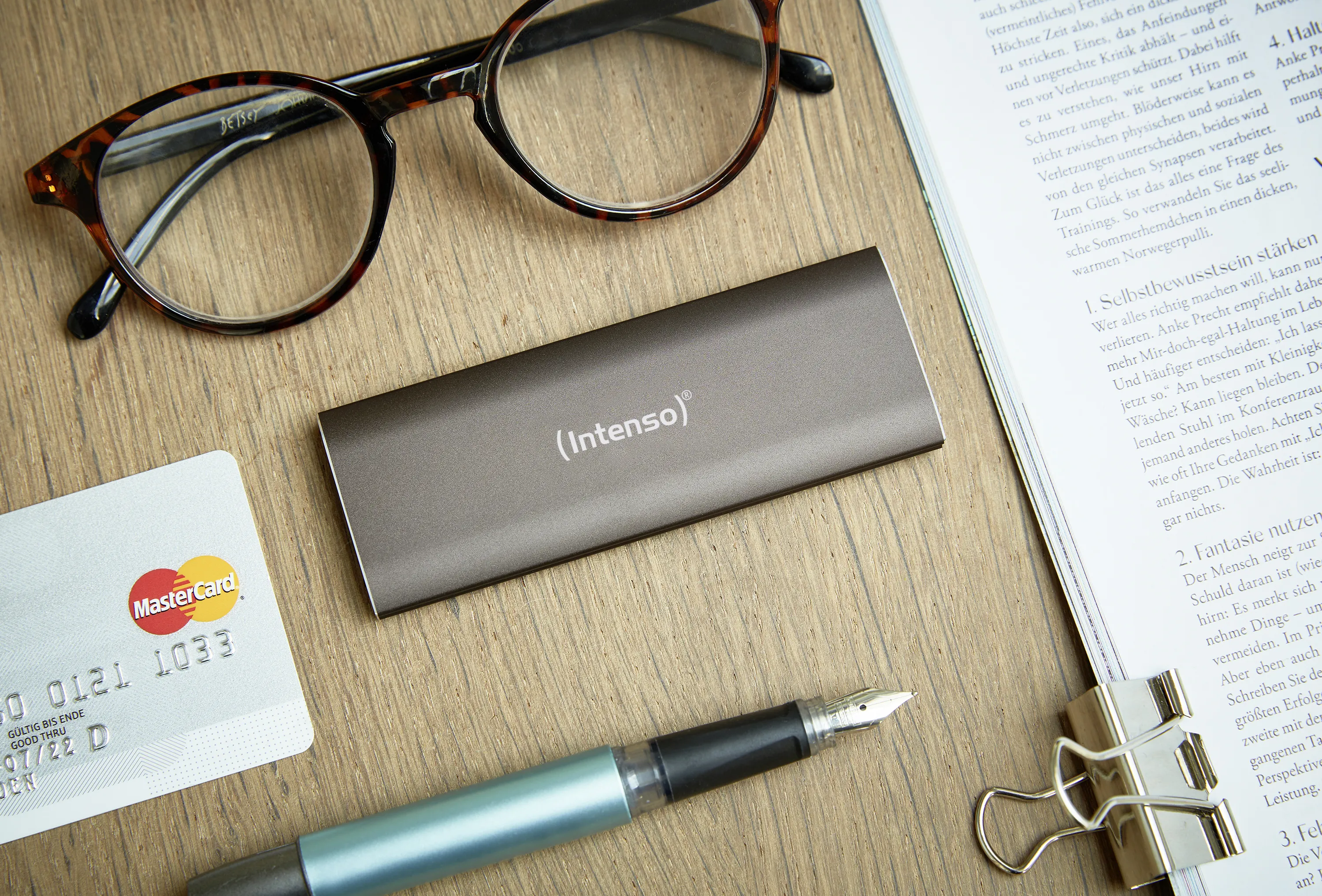 Intenso Professional 250GB USB-A - External SSD, Brown