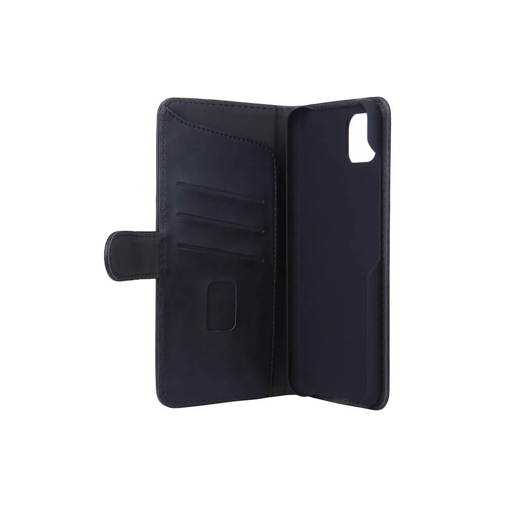 GEAR Wallet, Galaxy A22 5G -lompakkokotelo, Musta