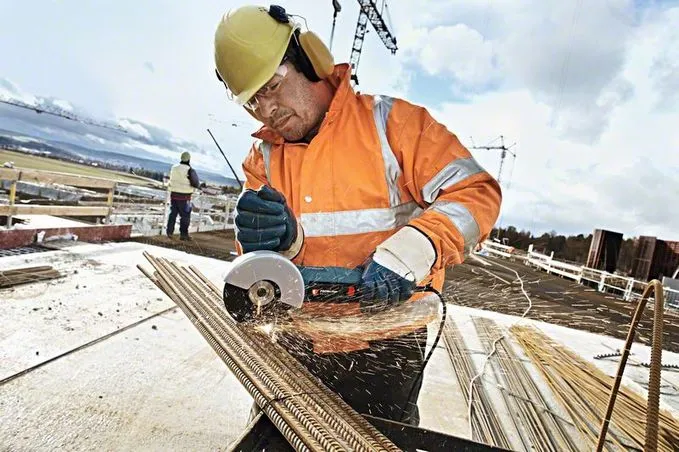 Bosch angle grinder GWS 11-125 P Professional (blue, 1,100 watts) 0601792202