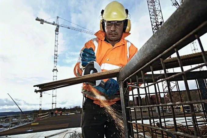 Bosch angle grinder GWS 11-125 P Professional (blue, 1,100 watts) 0601792202