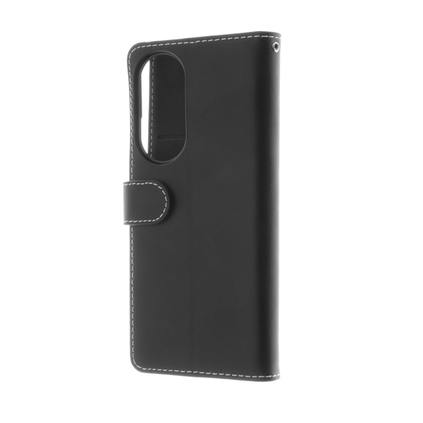 (L&ouml;yt&ouml;nurkka) Insmat Flip Case, Honor 70 -lompakkokotelo, Musta