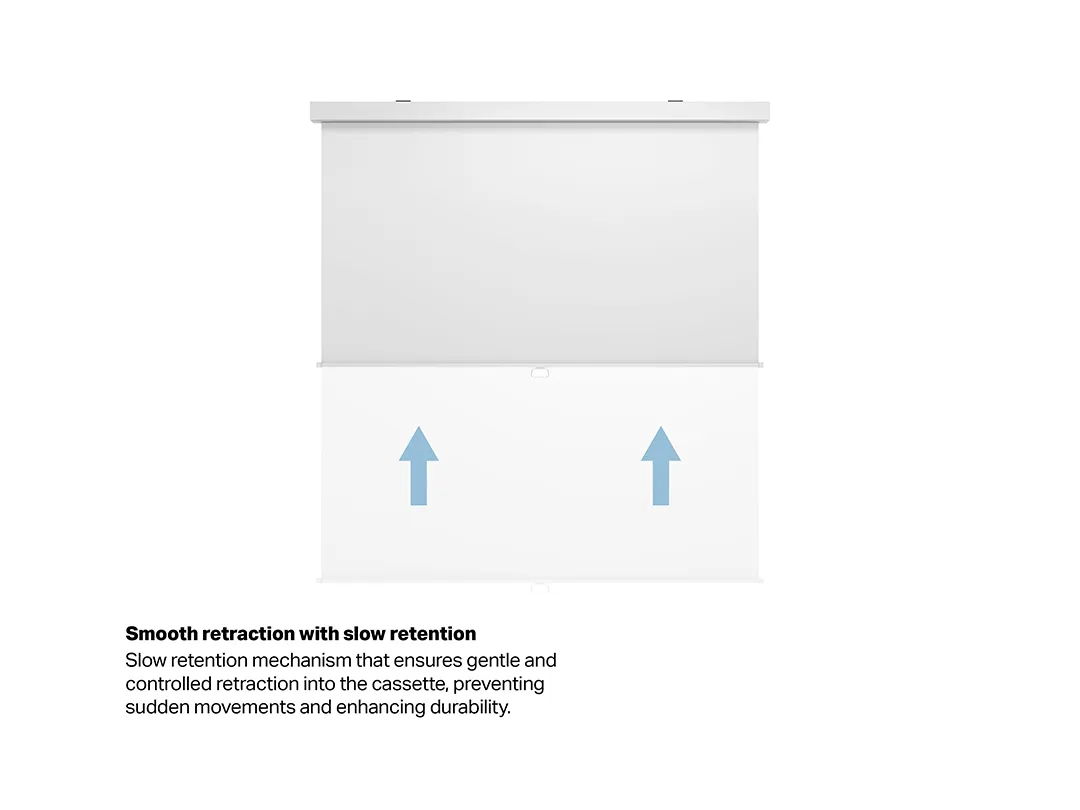Multibrackets M Manual Self-lock Projection Screen Deluxe - Heijastusn&auml;ytt&ouml; - kattoon asennettava - 112 tuuma (284 cm) - 1:1 - Matte White - valkoinen