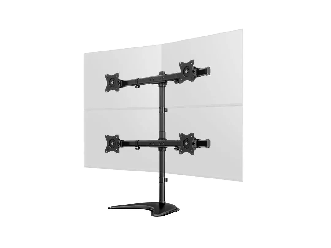 Multibrackets M Deskstand Basic Quad, -monitor arm, black, 15&quot;-27&quot;, 10kg