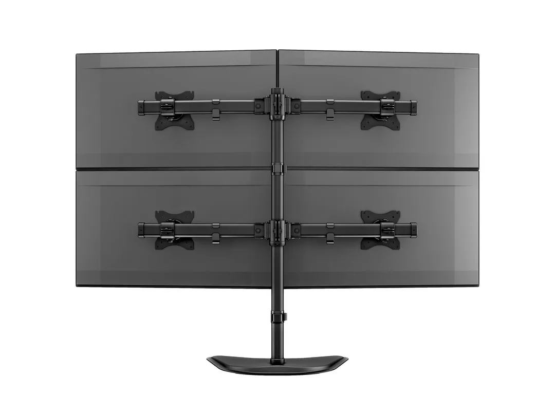 Multibrackets M Deskstand Basic Quad, -monitor arm, black, 15&quot;-27&quot;, 10kg