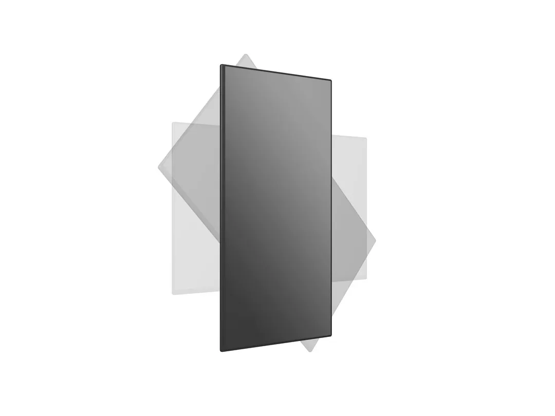 M Public Display Stand 180 HD Back to Back Silver