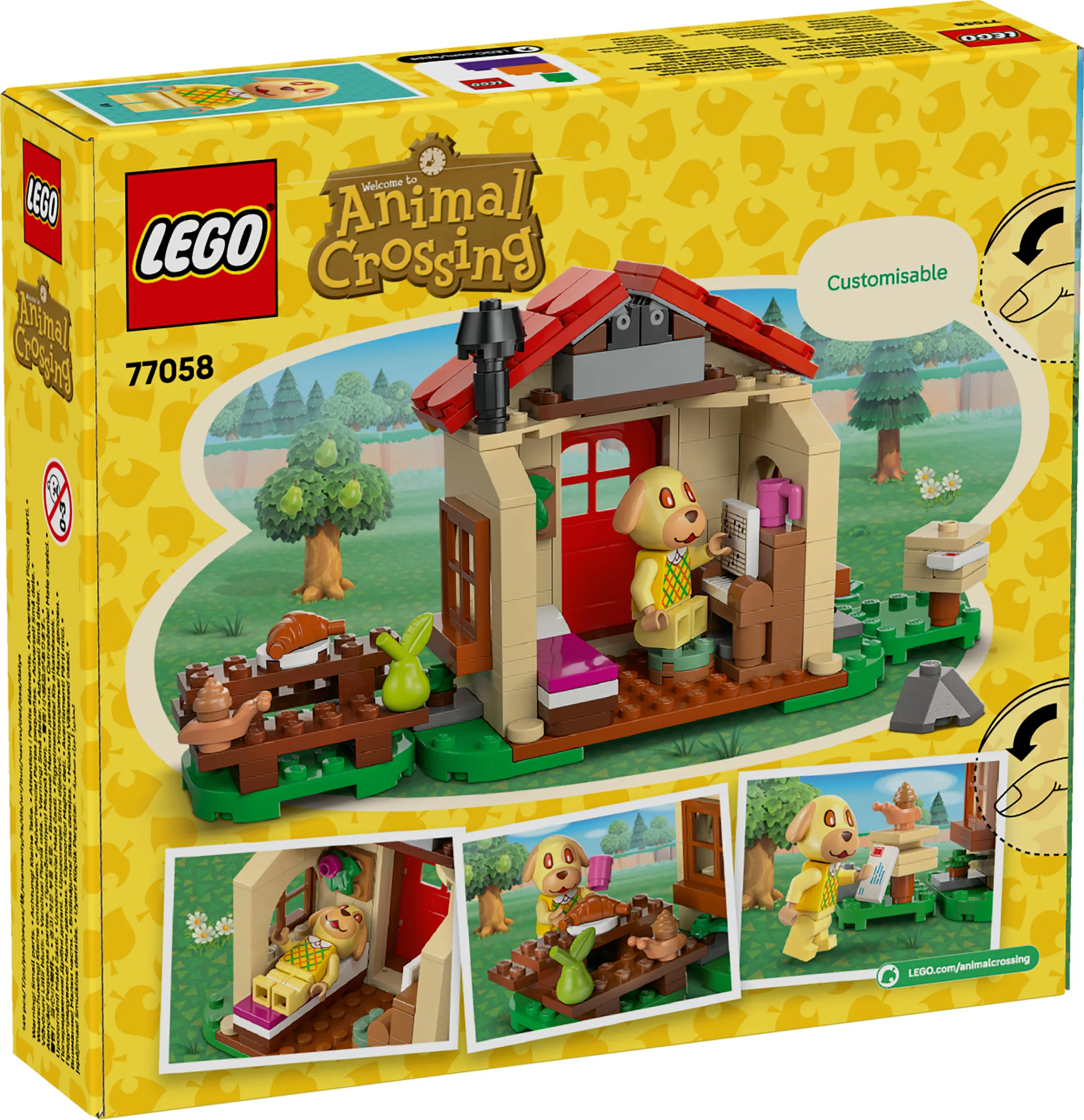 LEGO Animal Crossing Goldie&rsquo;s Cozy House 77058