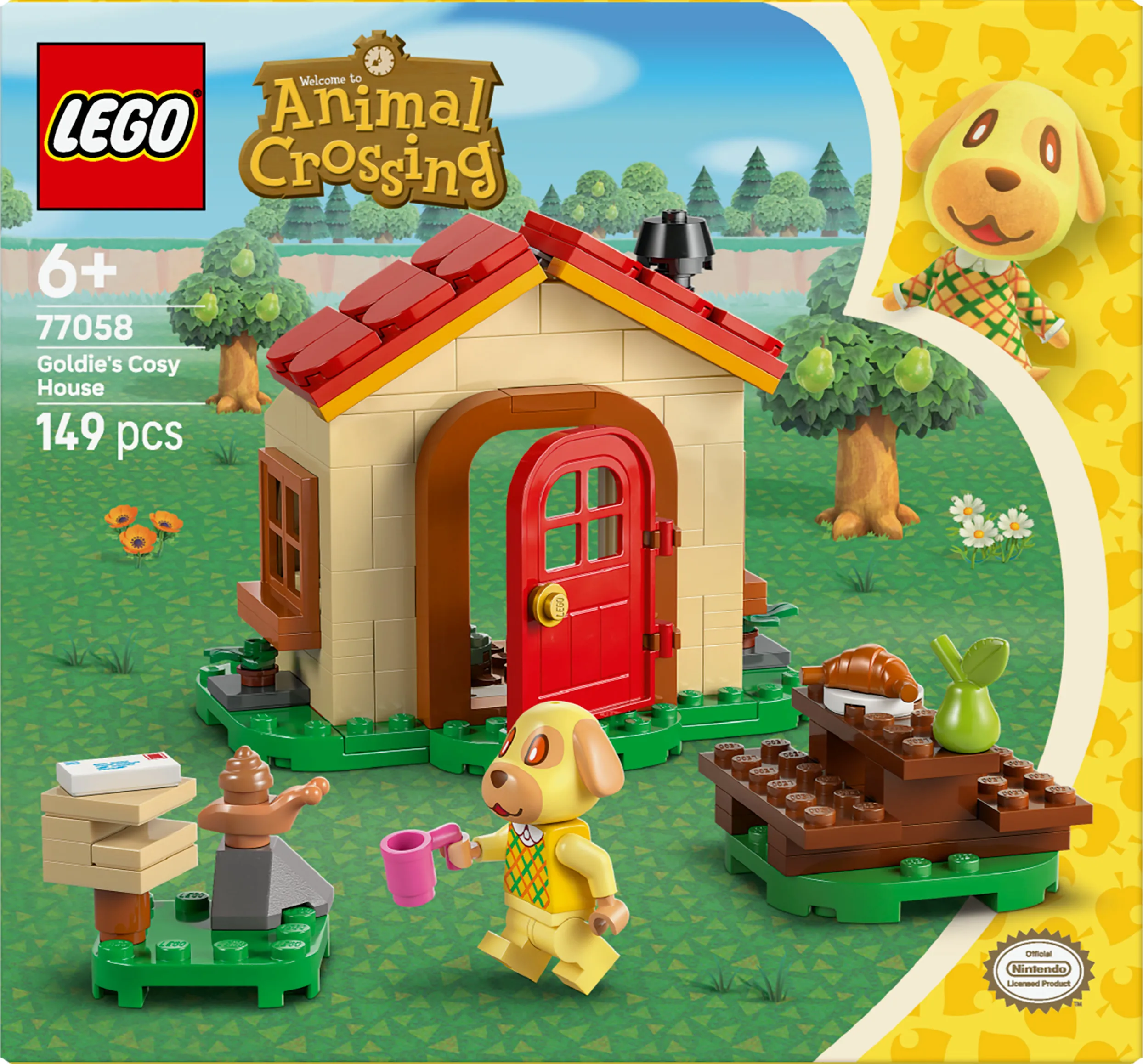 LEGO Animal Crossing Goldie&rsquo;s Cozy House 77058
