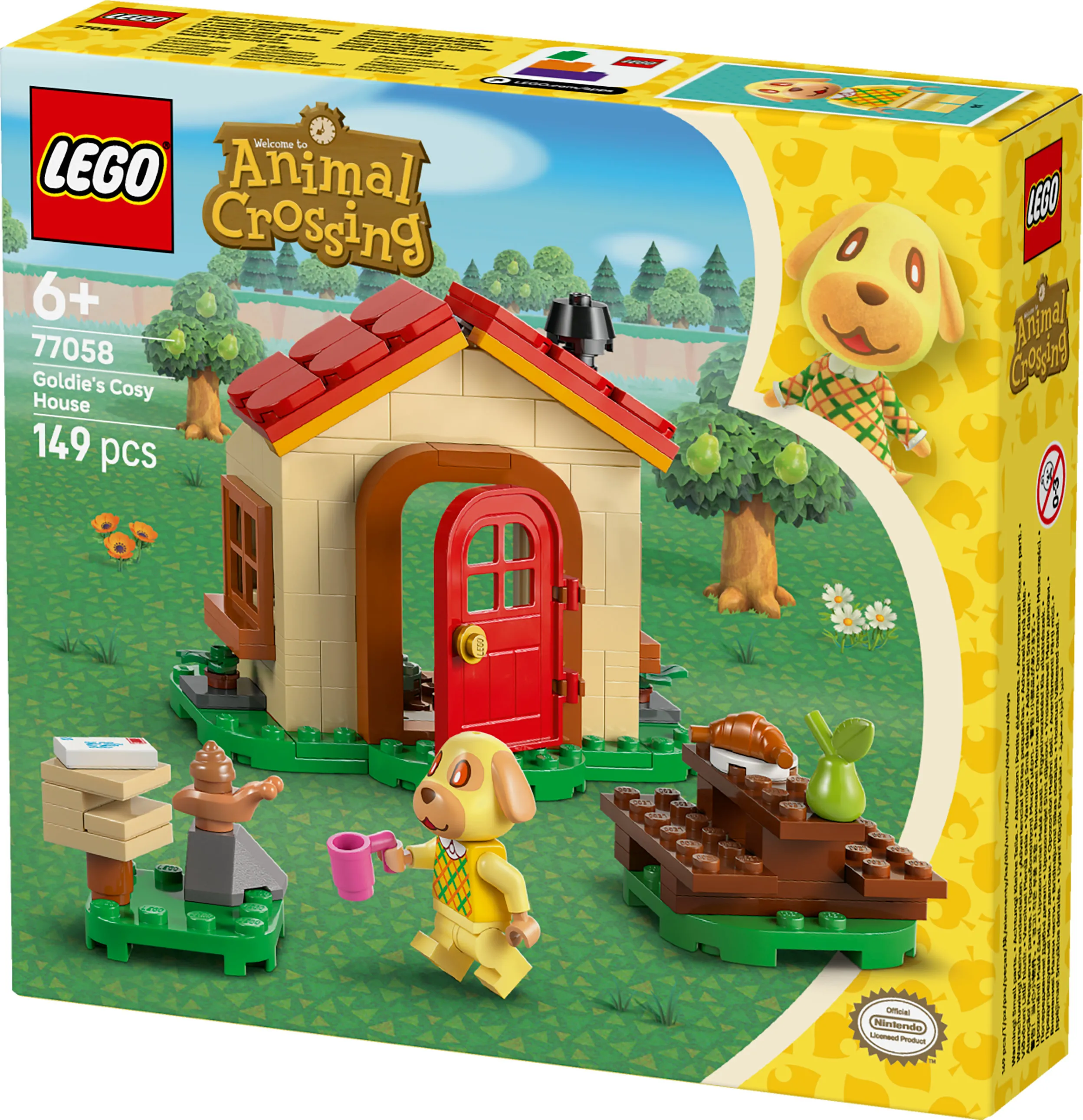 LEGO Animal Crossing Goldie&rsquo;s Cozy House 77058