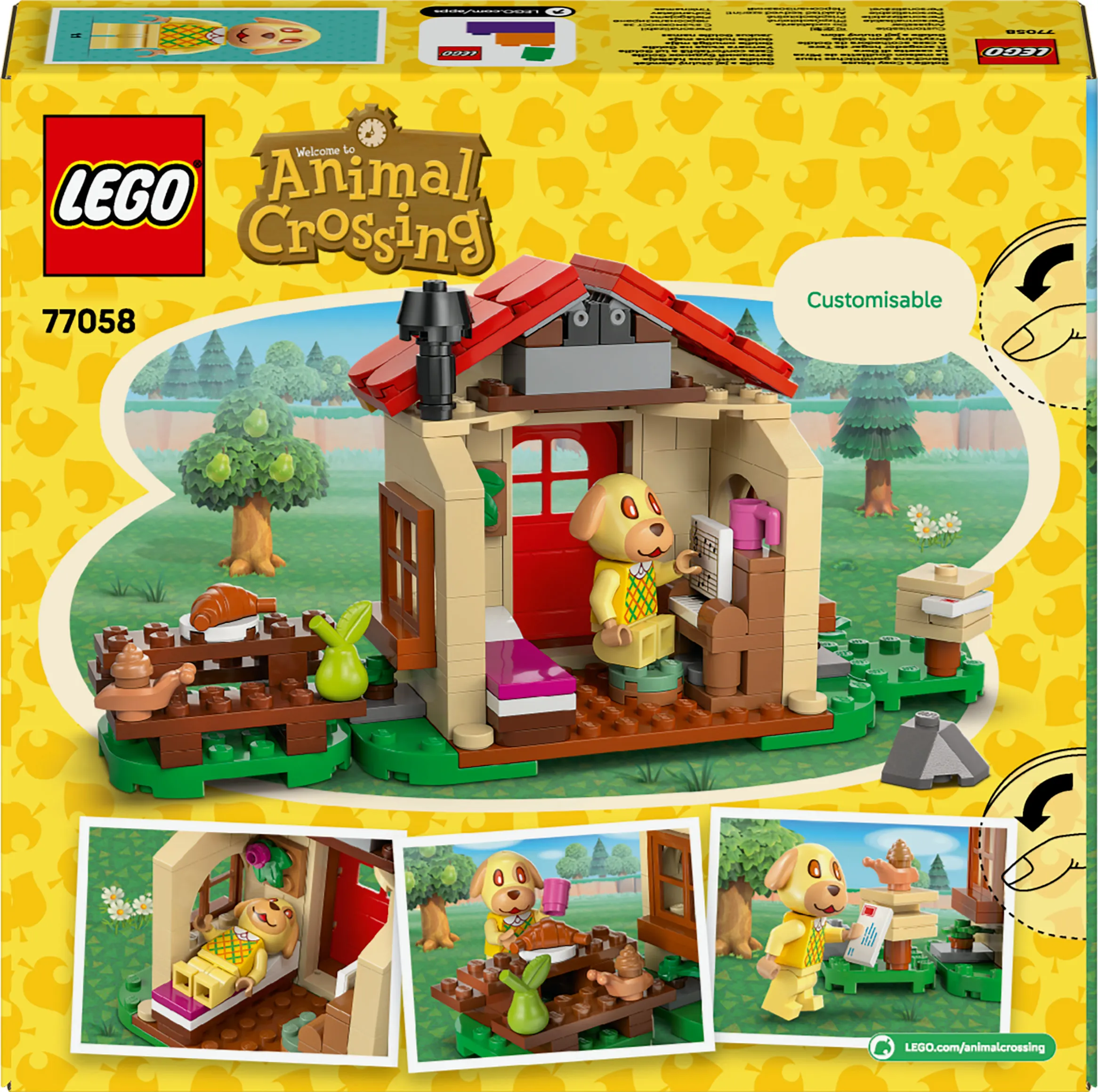 LEGO Animal Crossing Goldie&rsquo;s Cozy House 77058