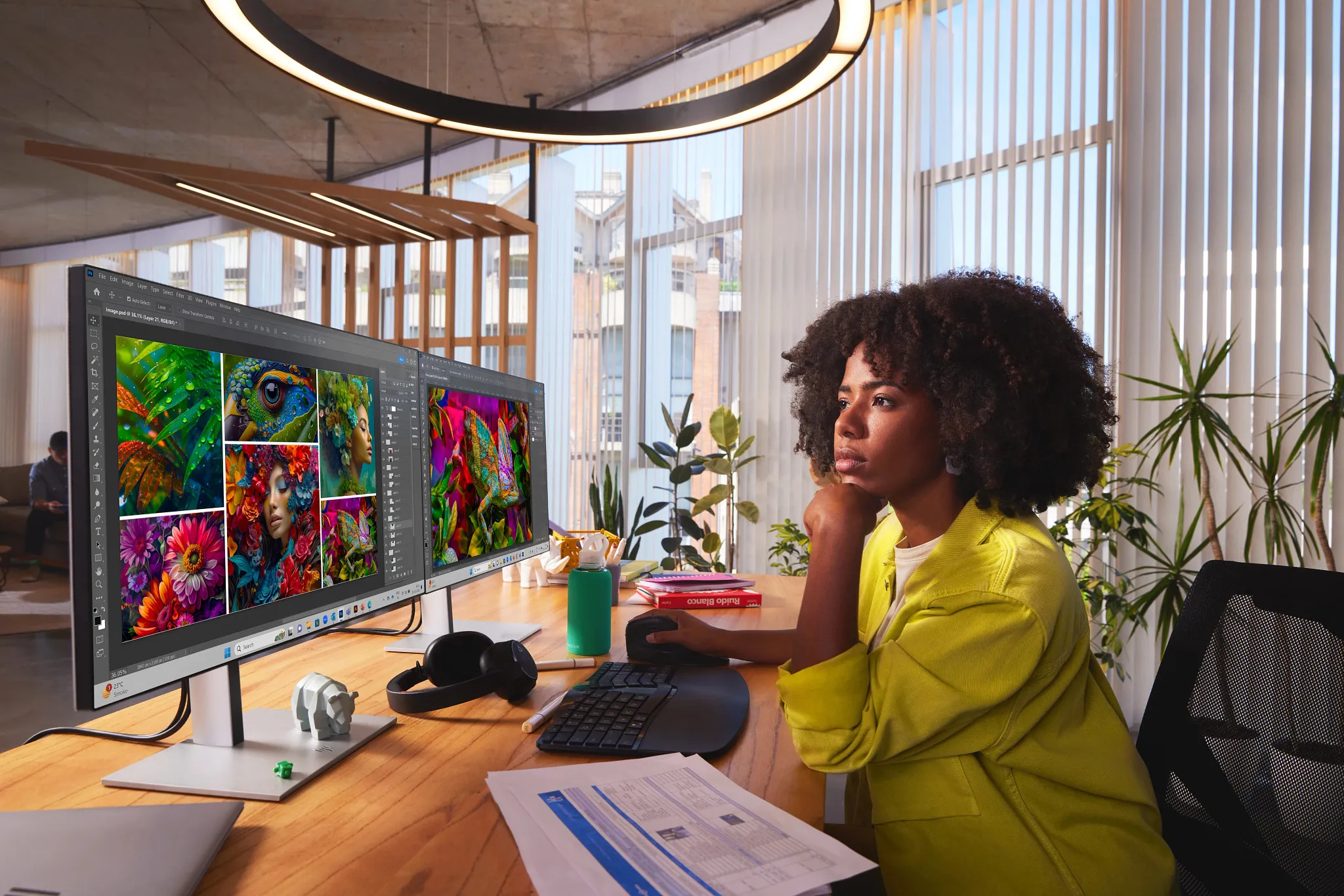 HP Series 7 Pro 727pk 27" 4K UHD, IPS Black Monitor with Thunderbolt 4 and KVM