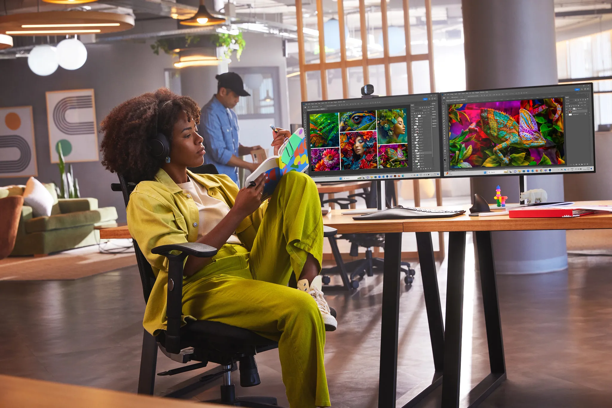 HP Series 7 Pro 727pk 27" 4K UHD, IPS Black Monitor with Thunderbolt 4 and KVM