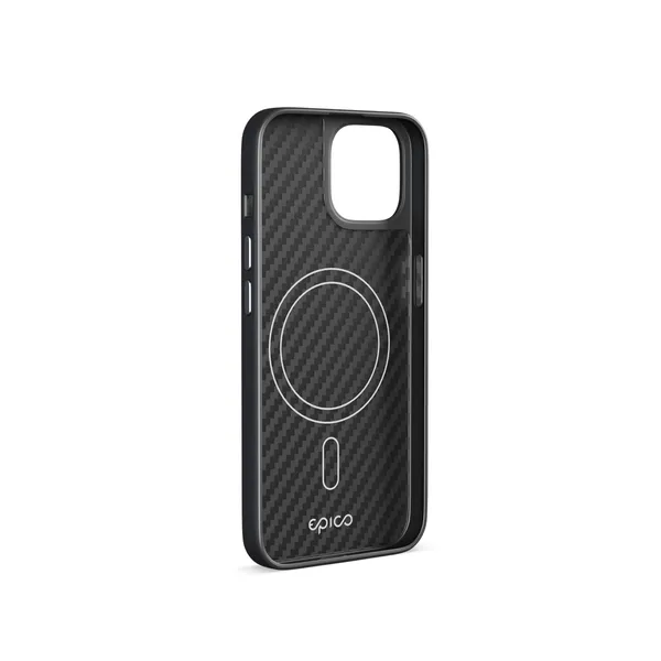 Epico Mag+ Hybrid Carbon Case iPhone 16 Plus - black