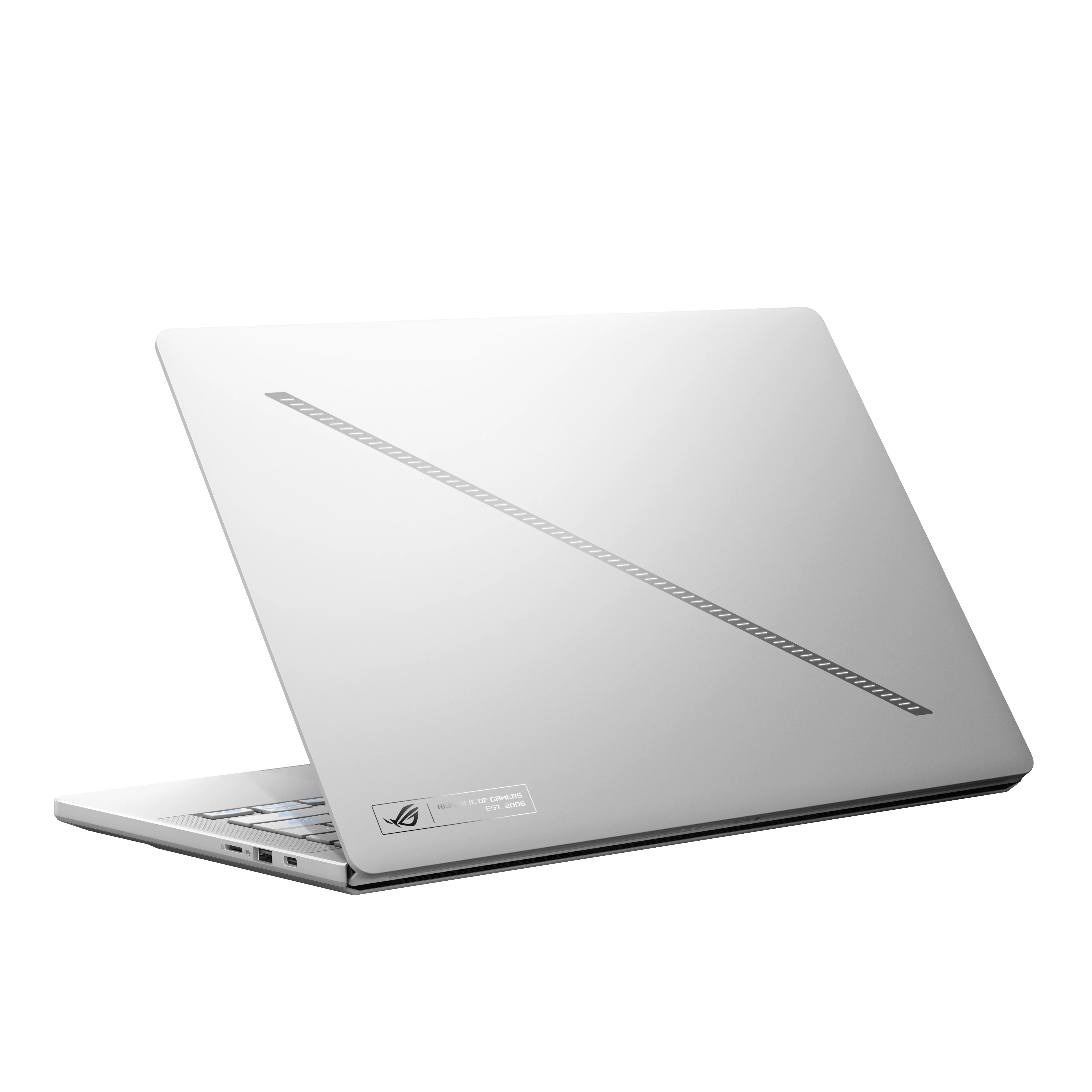 Asus ROG Zephyrus G 14" AMD 9 HX 370, 64 GB, 2 TB SSD, NVIDIA GeForce RTX 5070 Ti, Win 11 Home - gaming bärbar, Vit