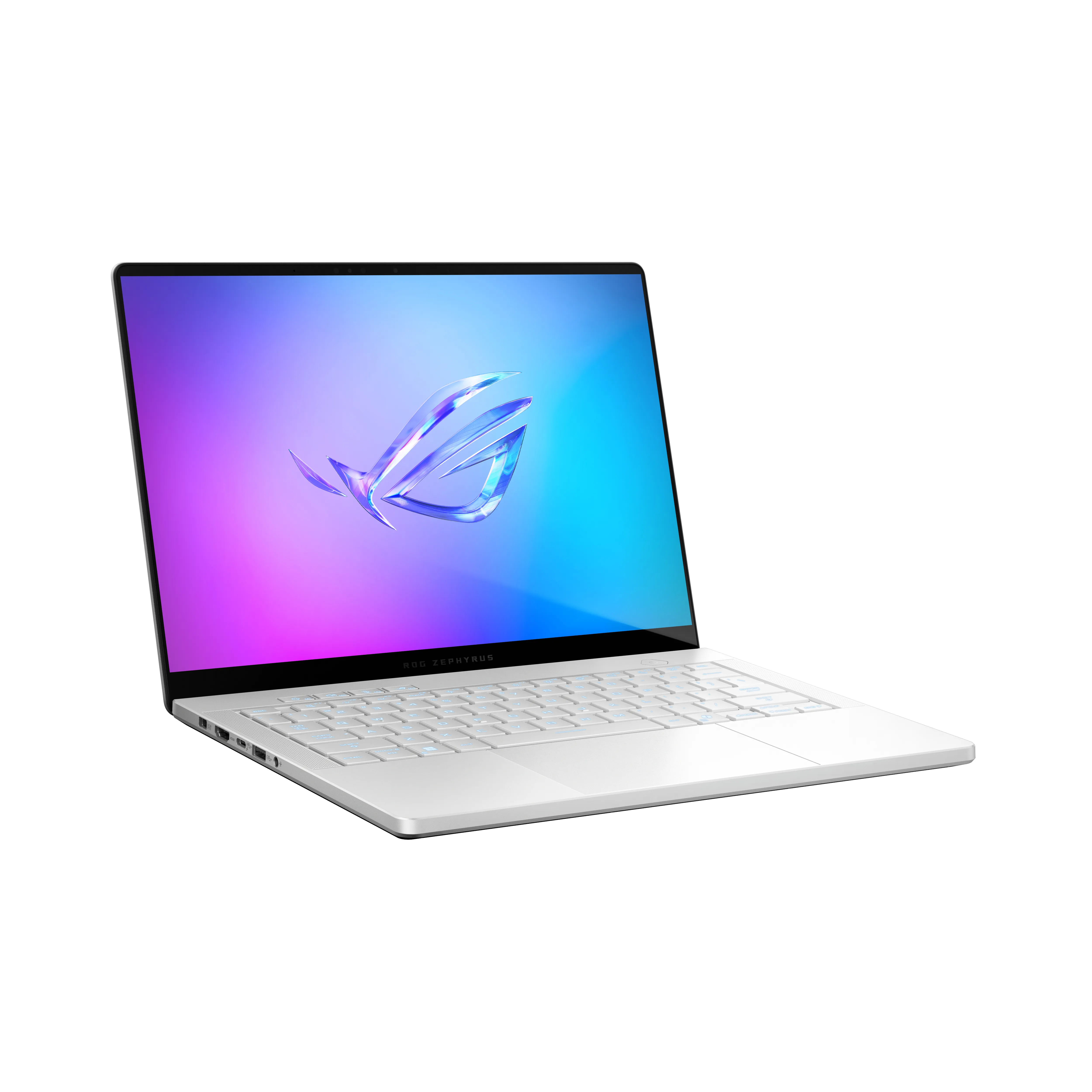 Asus ROG Zephyrus G 14" AMD 9 HX 370, 64 GB, 2 TB SSD, NVIDIA GeForce RTX 5070 Ti, Win 11 Home - gaming bärbar, Vit