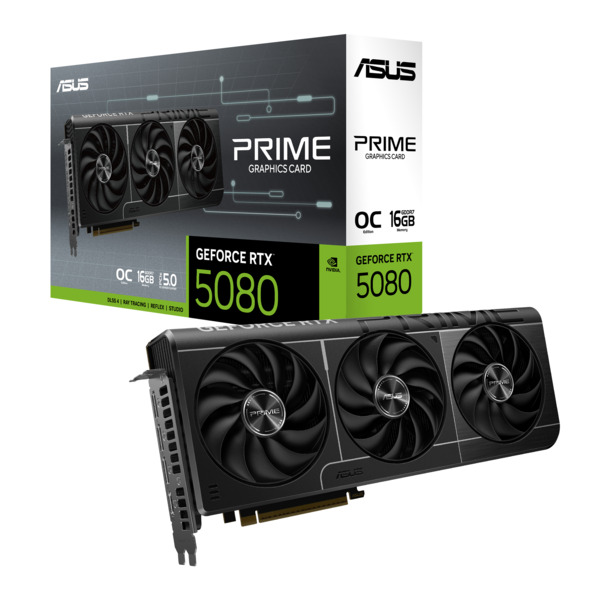 Asus GeForce RTX 5080 PRIME OC 16 GB grafikkort
