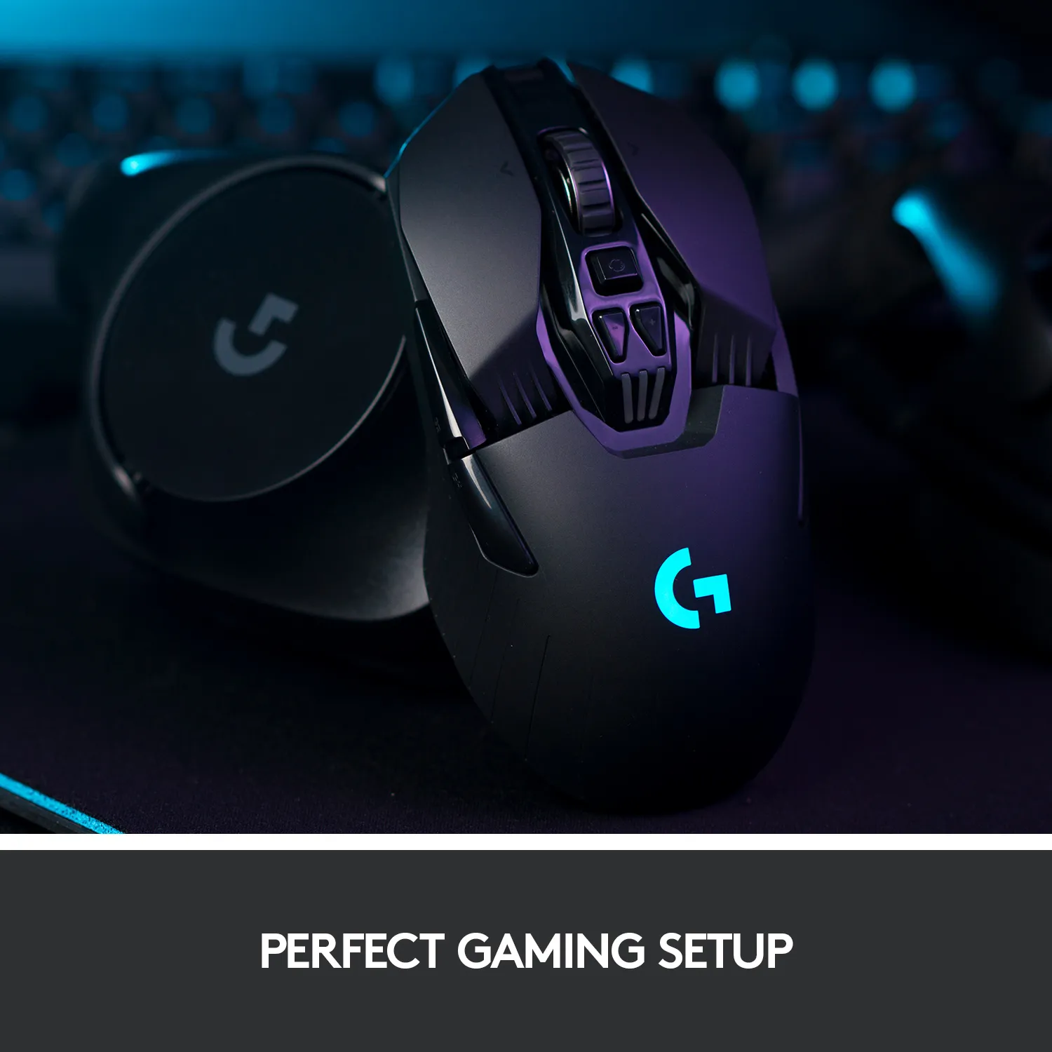 Logitech G903 Lightspeed RGB -pelihiiri, Musta