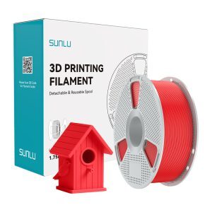 SUNLU ASA 1.75 mm, 1 kg -3D-tulostusfilamentti, punainen