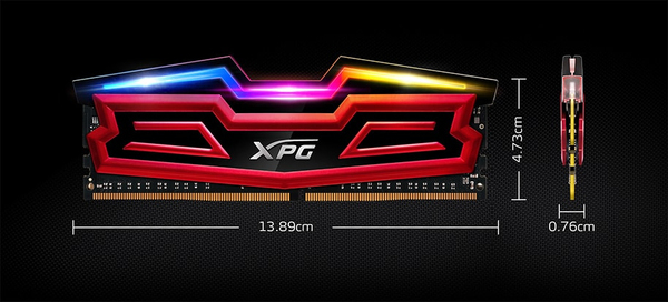 ADATA XPG D40 8GB DDR4 2666 Single Red