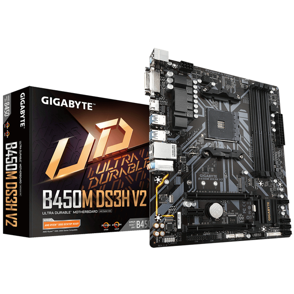 Gigabyte B450M DS3H V2 mATX-emolevy