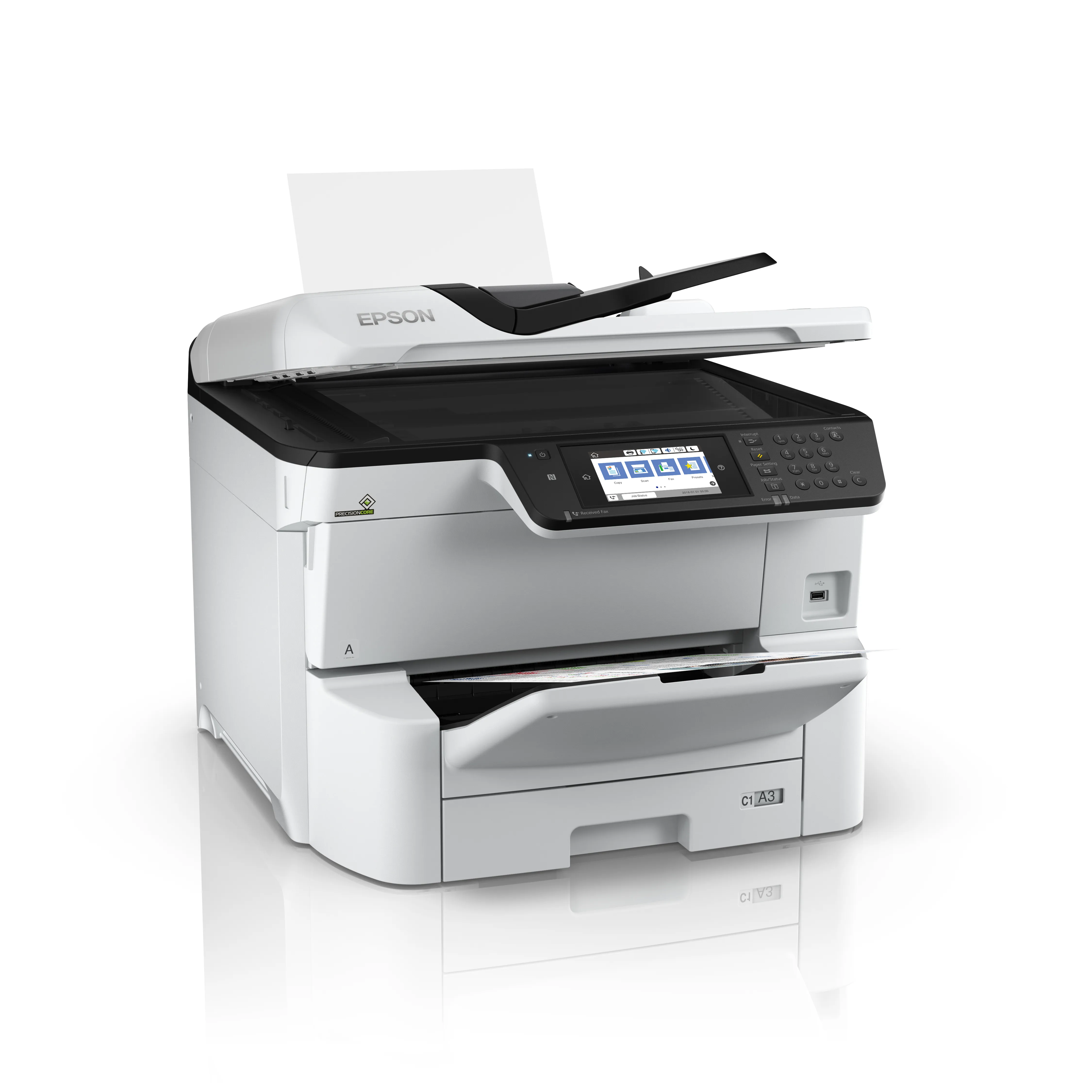 Epson WorkForce Pro WF-C8690DWF Duplex, LAN/Wi-Fi, A3 -v&auml;rimustesuihkutulostin