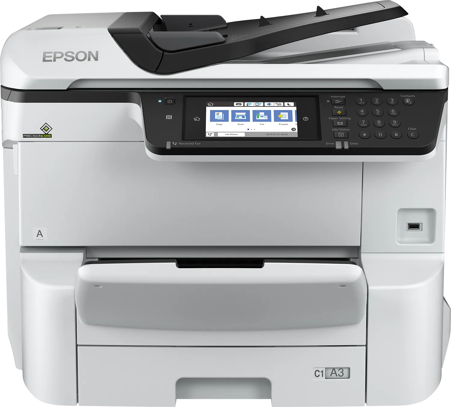 Epson WorkForce Pro WF-C8690DWF Duplex, LAN/Wi-Fi, A3 -v&auml;rimustesuihkutulostin