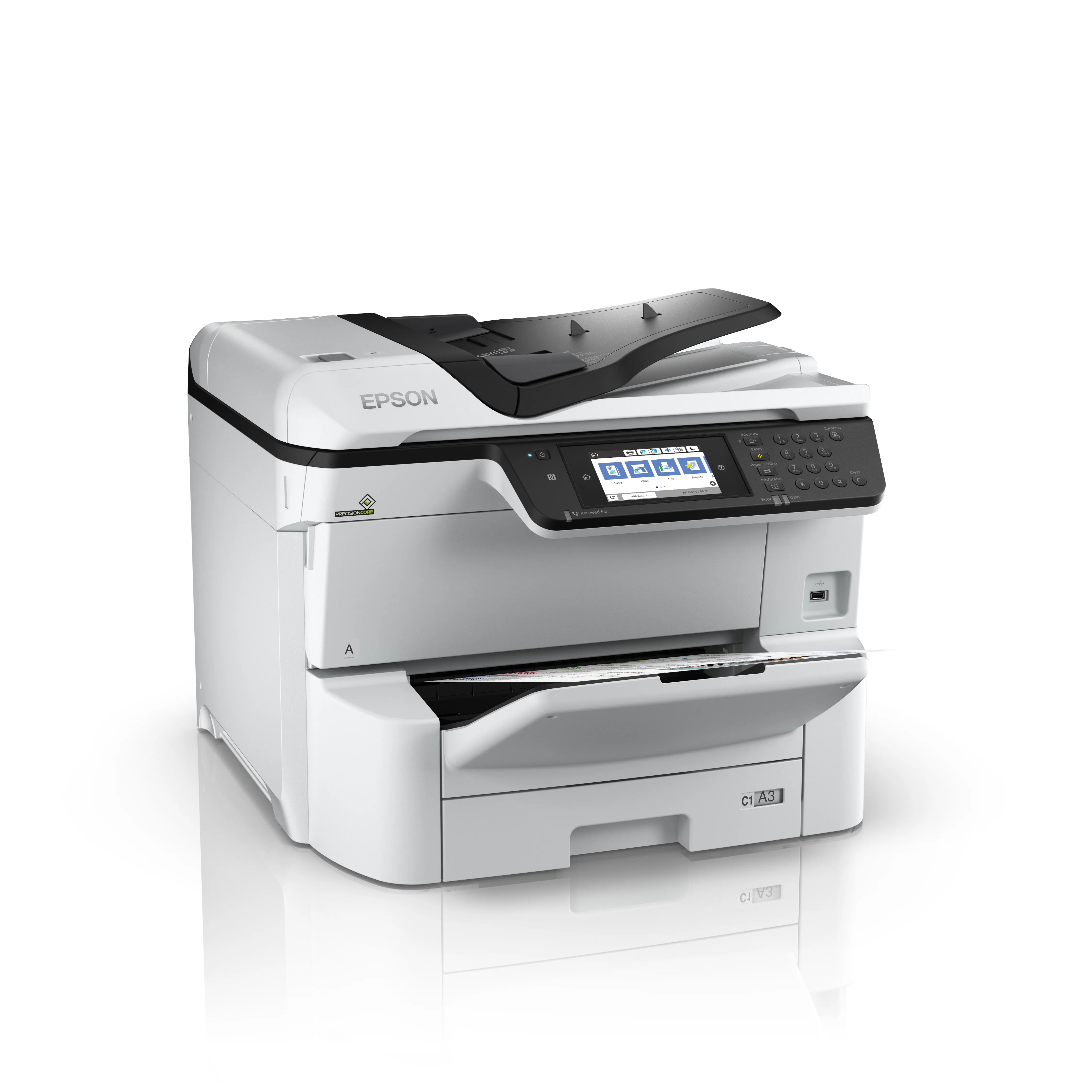 Epson WorkForce Pro WF-C8690DWF Duplex, LAN/Wi-Fi, A3 -v&auml;rimustesuihkutulostin