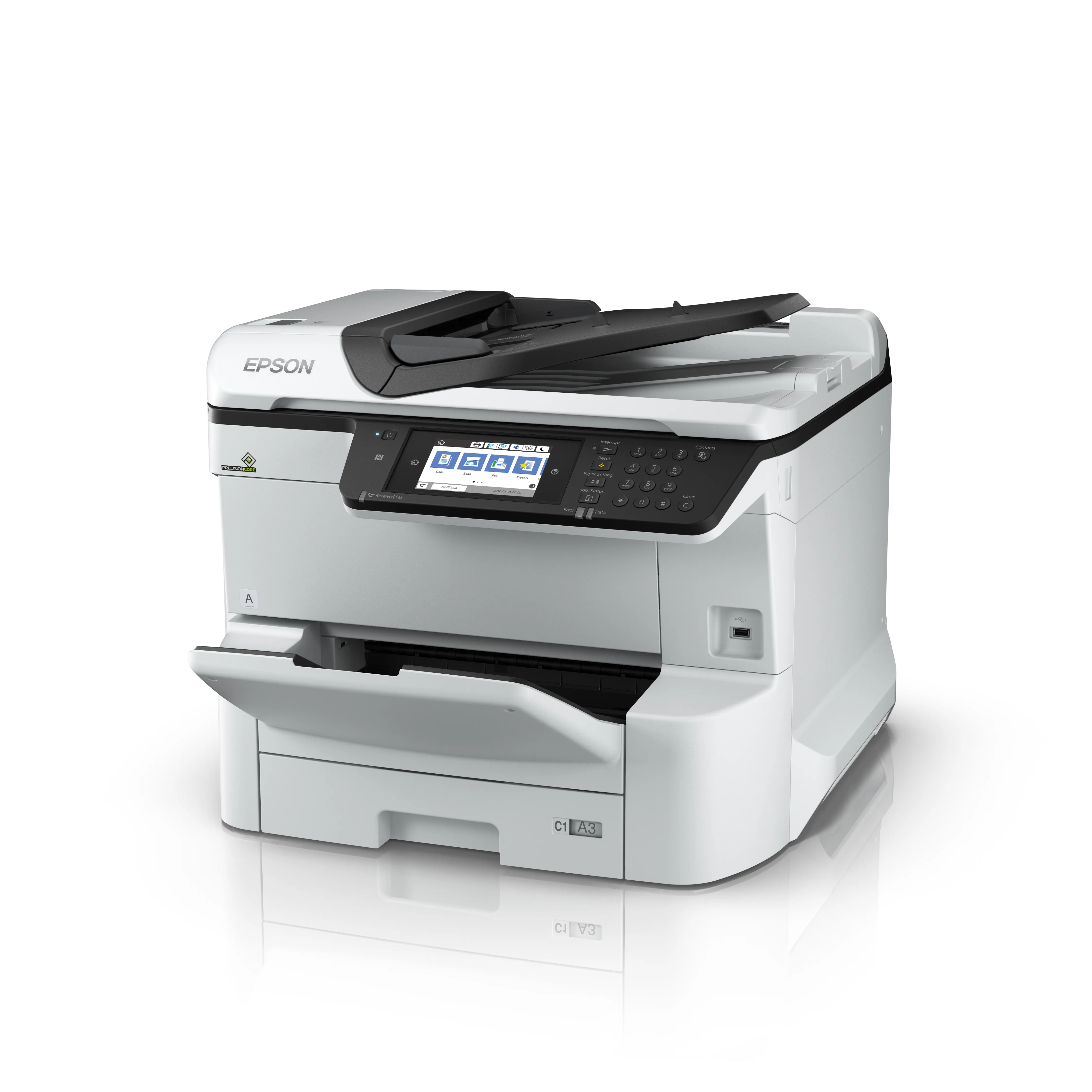 Epson WorkForce Pro WF-C8690DWF Duplex, LAN/Wi-Fi, A3 -v&auml;rimustesuihkutulostin