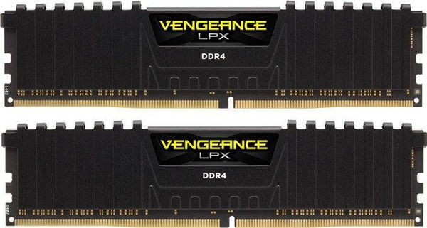 Corsair 16GB (2x8GB) Vengeance LPX, DDR4 2400MHz - musta