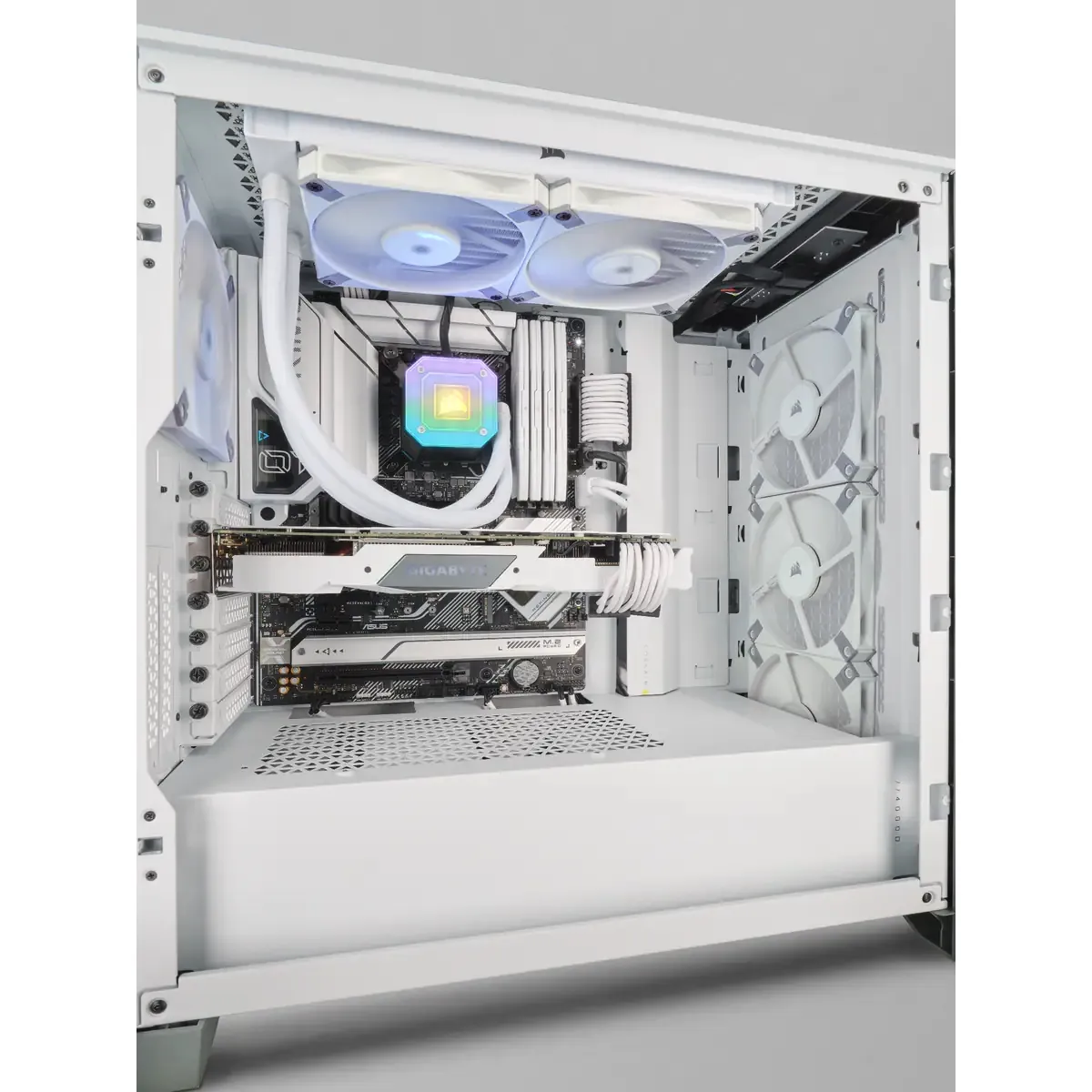Corsair AF120 Slim White, 120mm, PWM -Case fan, White