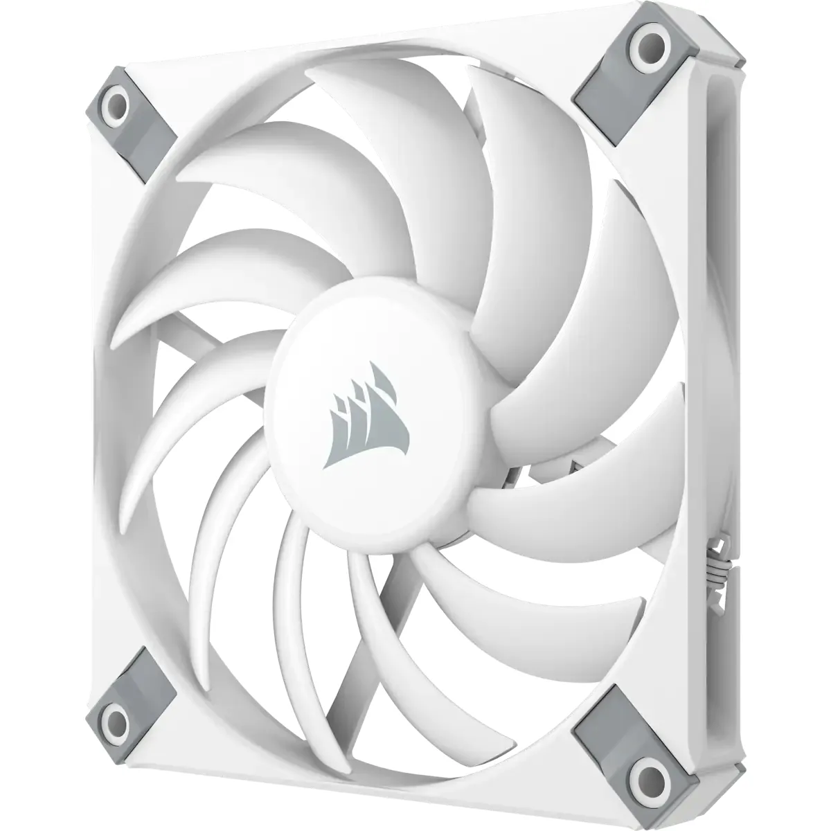 Corsair AF120 Slim White, 120mm, PWM -Case fan, White