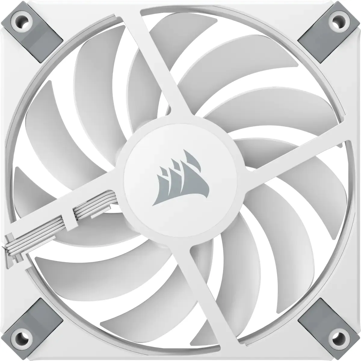 Corsair AF120 Slim White, 120mm, PWM -Case fan, White