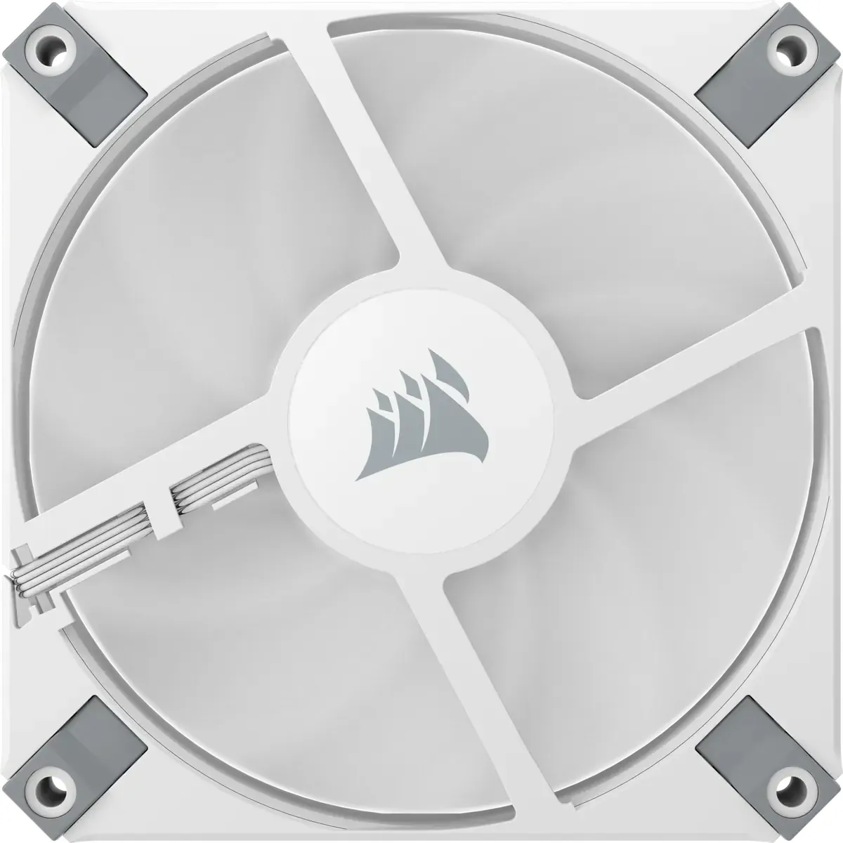 Corsair AF120 Slim White, 120mm, PWM -Case fan, White