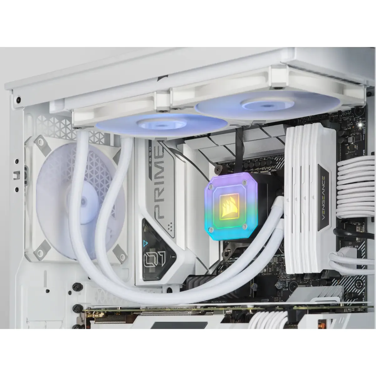 Corsair AF120 Slim White, 120mm, PWM -Case fan, White