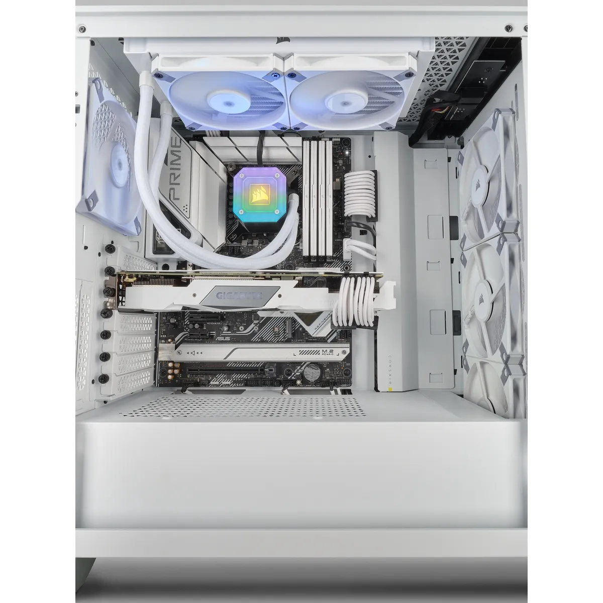 Corsair AF120 Slim White, 120mm, PWM -Case fan, White