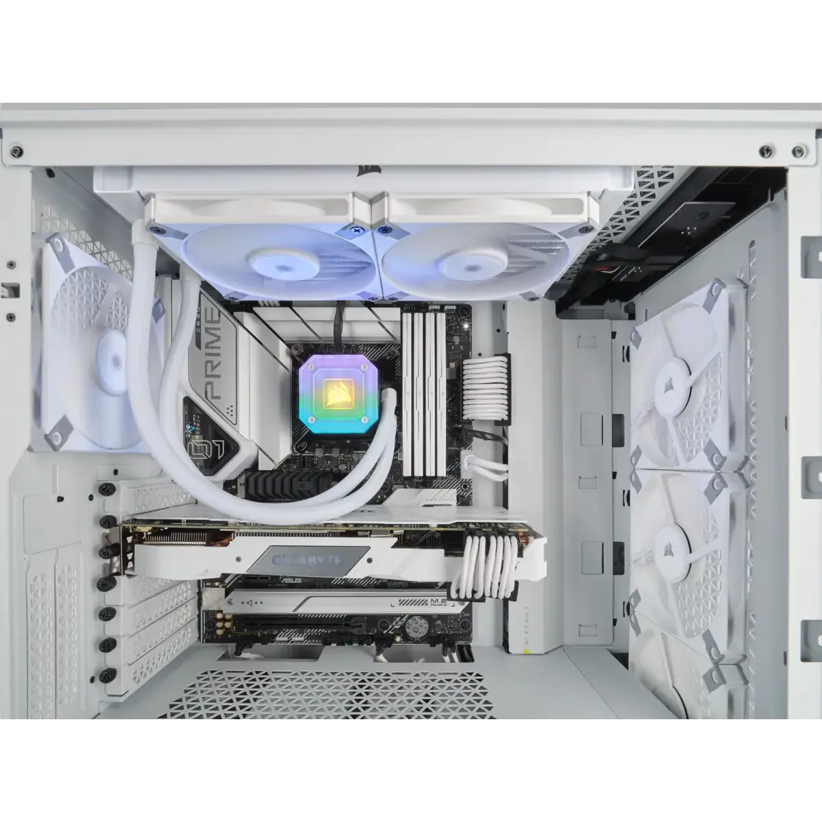 Corsair AF120 Slim White, 120mm, PWM -Case fan, White