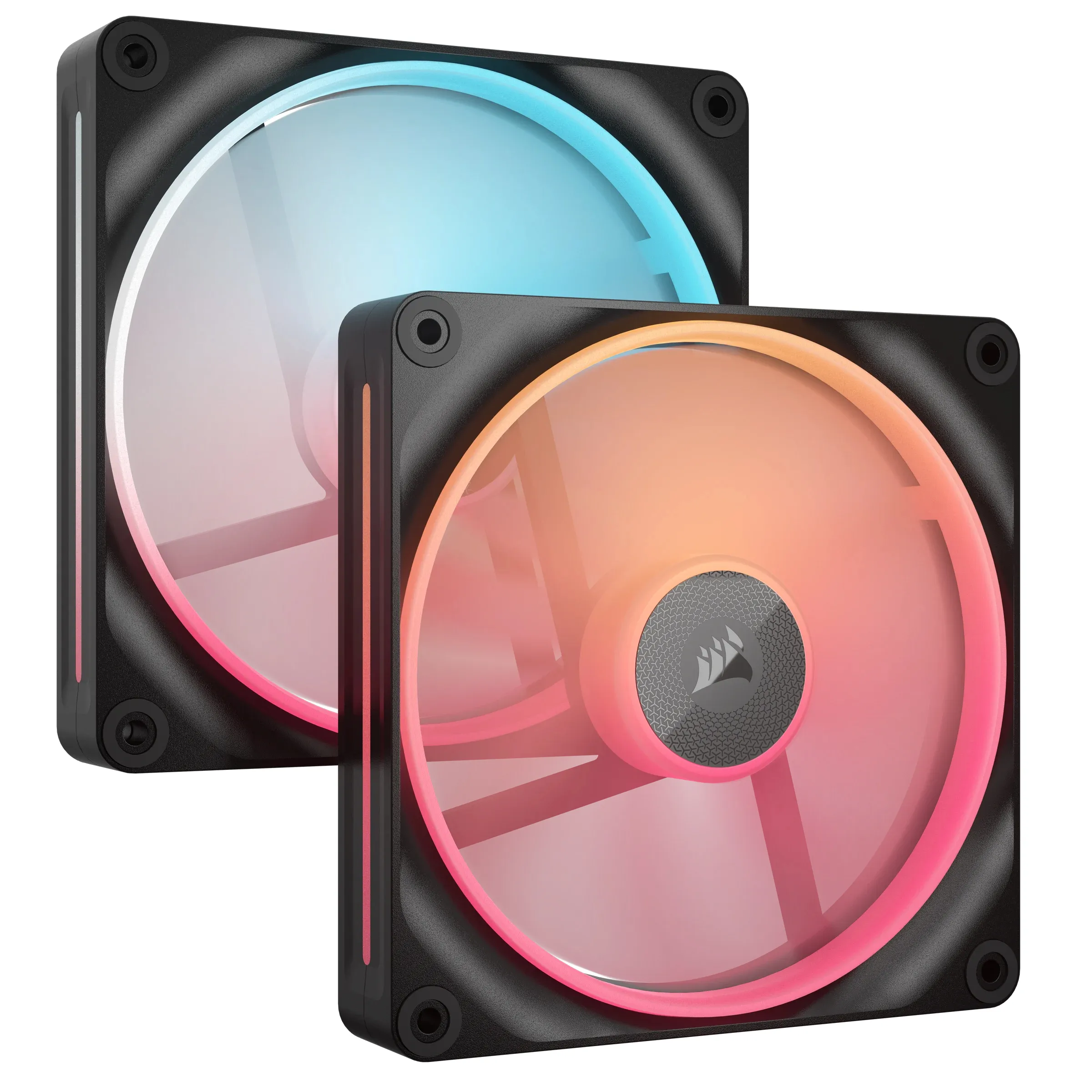 CORSAIR iCUE LINK LX140-R RGB, 140mm, Black, 2-pack