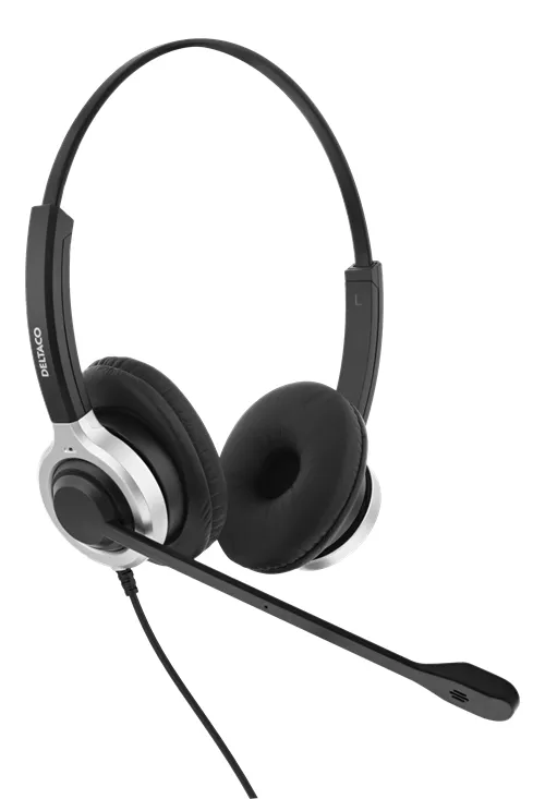Deltaco Office USB stereo -hörlurar
