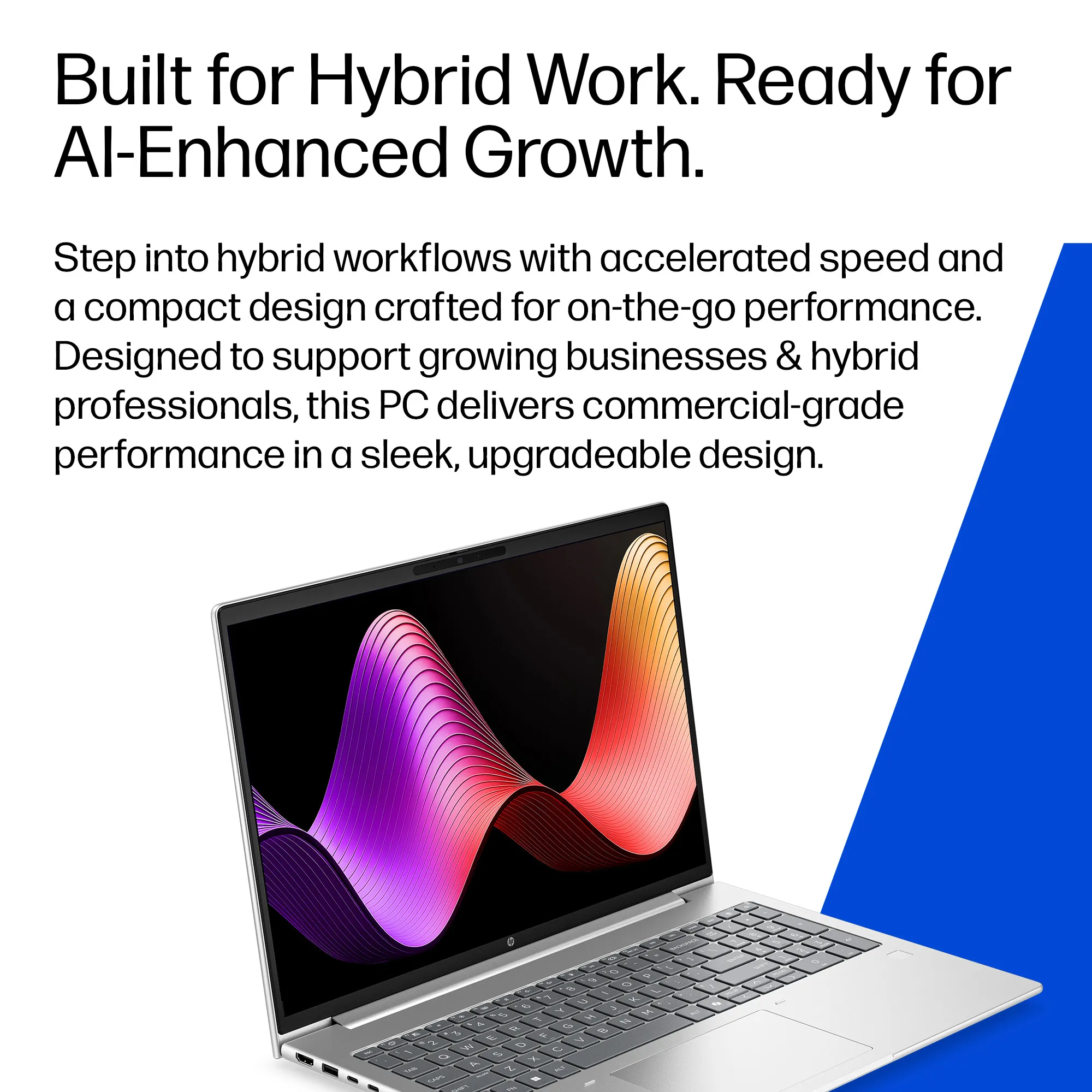 HP ProBook 4 G2i 16" Ultra 5 322, 16 GB, 512 GB, Win 11 Pro - b&auml;rbar dator, silver