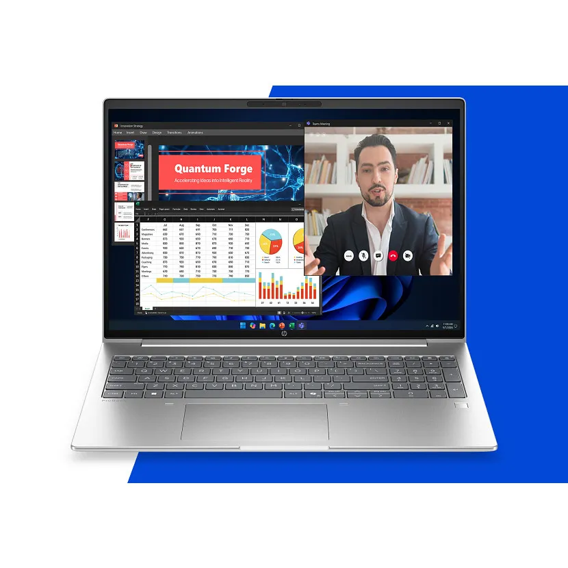 HP ProBook 4 G2i 16" Ultra 5 322, 16 GB, 512 GB, Win 11 Pro - b&auml;rbar dator, silver