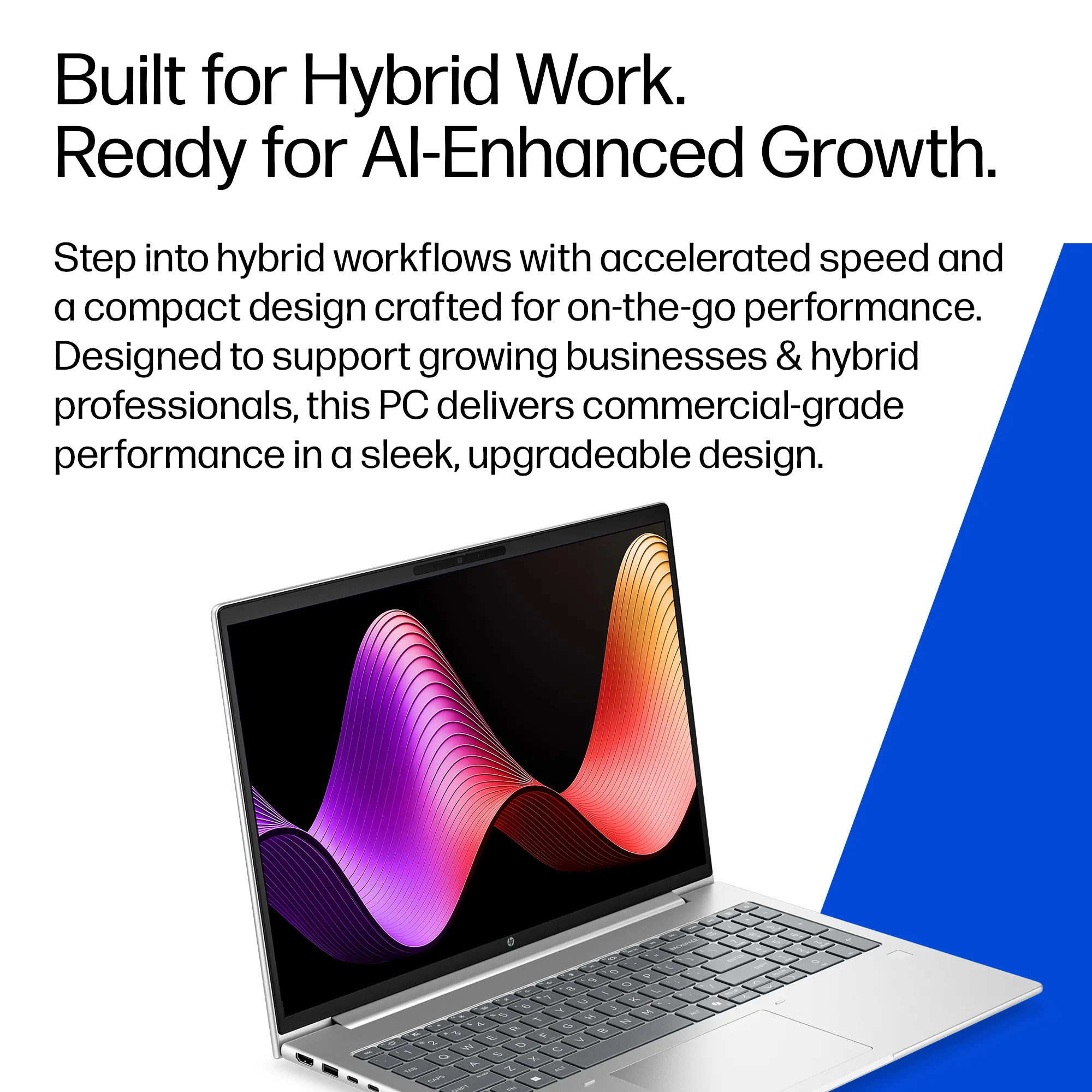 HP ProBook 4 G2i 16" Ultra 5 322, 16 GB, 512 GB, Win 11 Pro - b&auml;rbar dator, silver