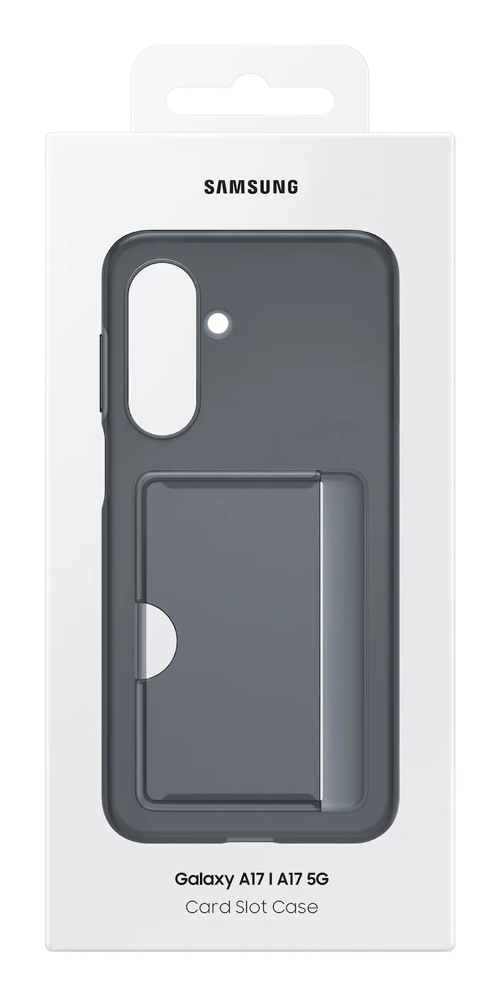 Galaxy A17 5G Card Slot Case -suojakuori, Musta
