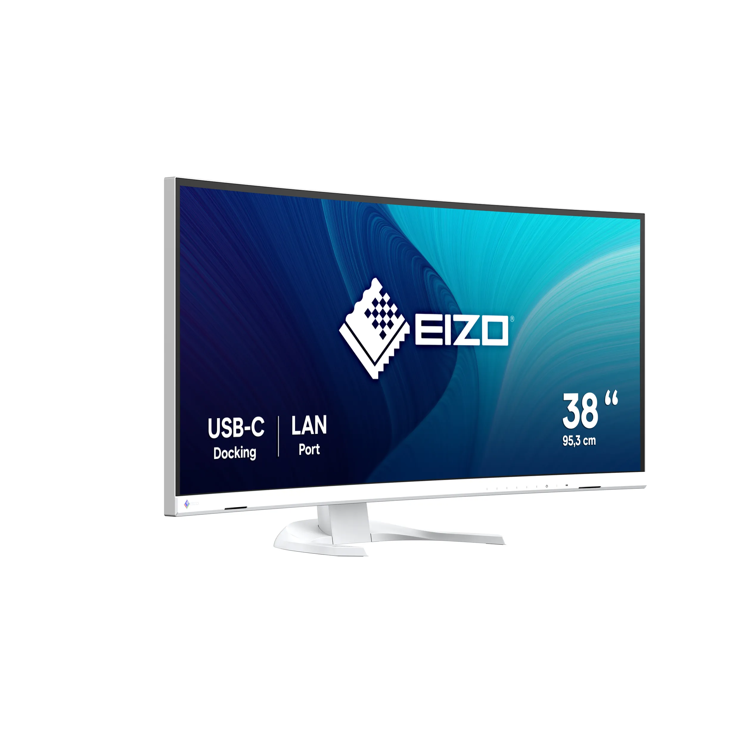 EIZO FlexScan EV3851X-WT 37.5" UltraWide Quad HD+, IPS Curved Monitor with USB-C hub