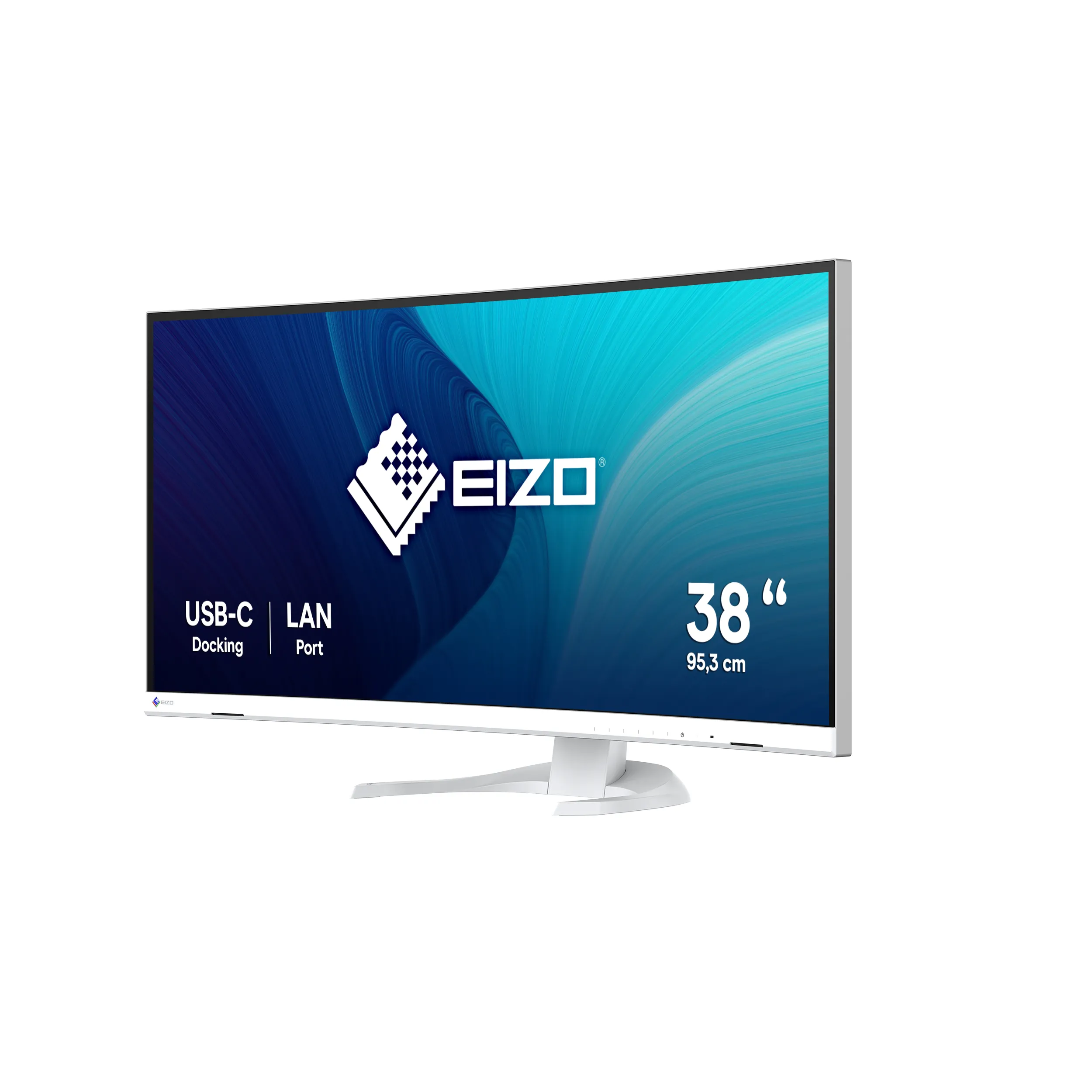 EIZO FlexScan EV3851X-WT 37.5" UltraWide Quad HD+, IPS Curved Monitor with USB-C hub