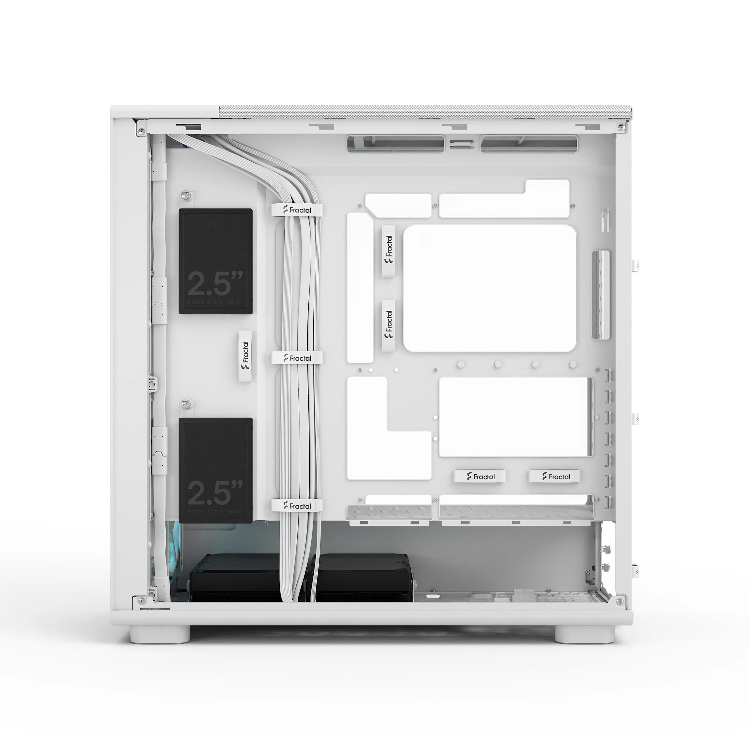 Fractal Design Epoch XL Full-Tower Case with RGB lighting and clear window, White