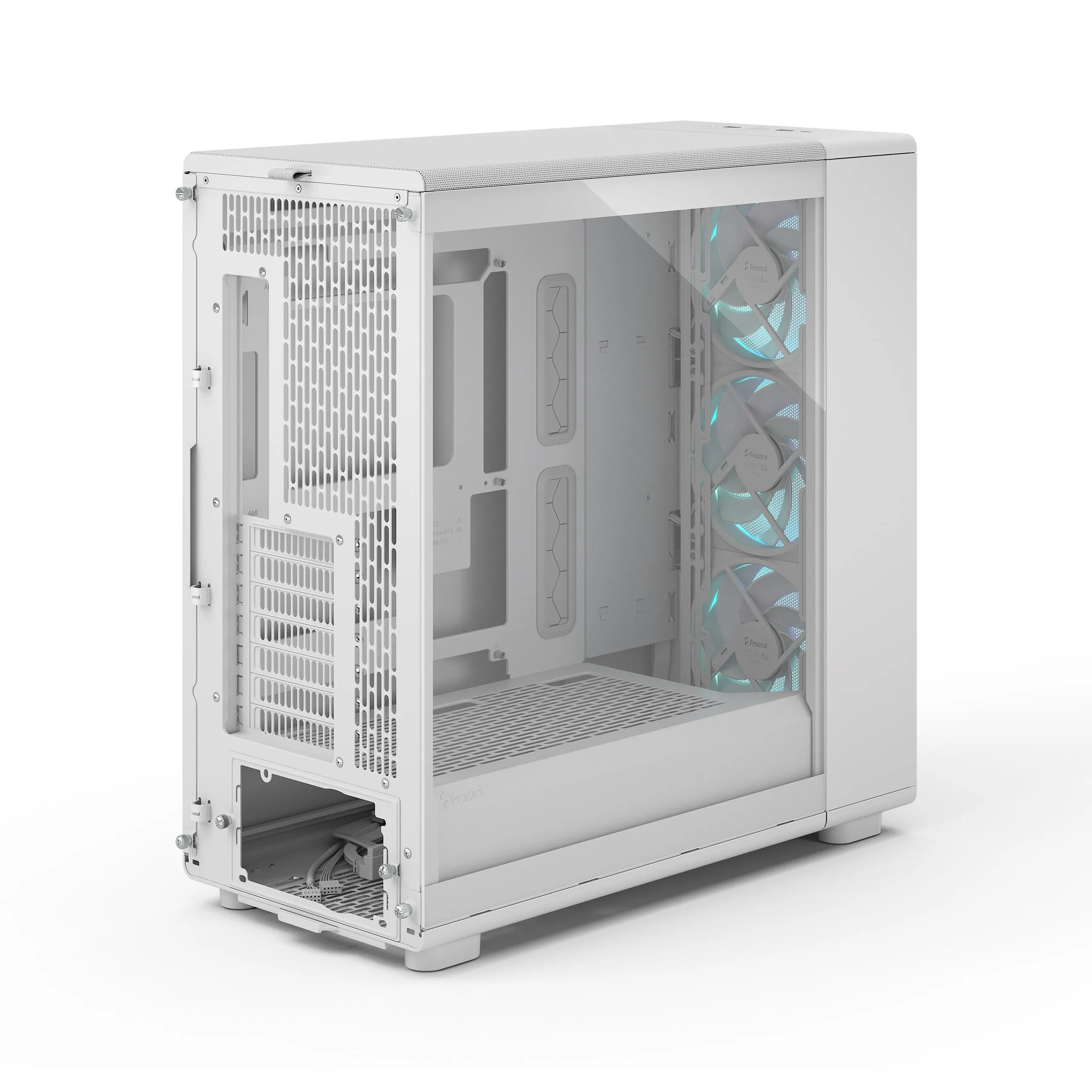 Fractal Design Epoch XL Full-Tower Case with RGB lighting and clear window, White