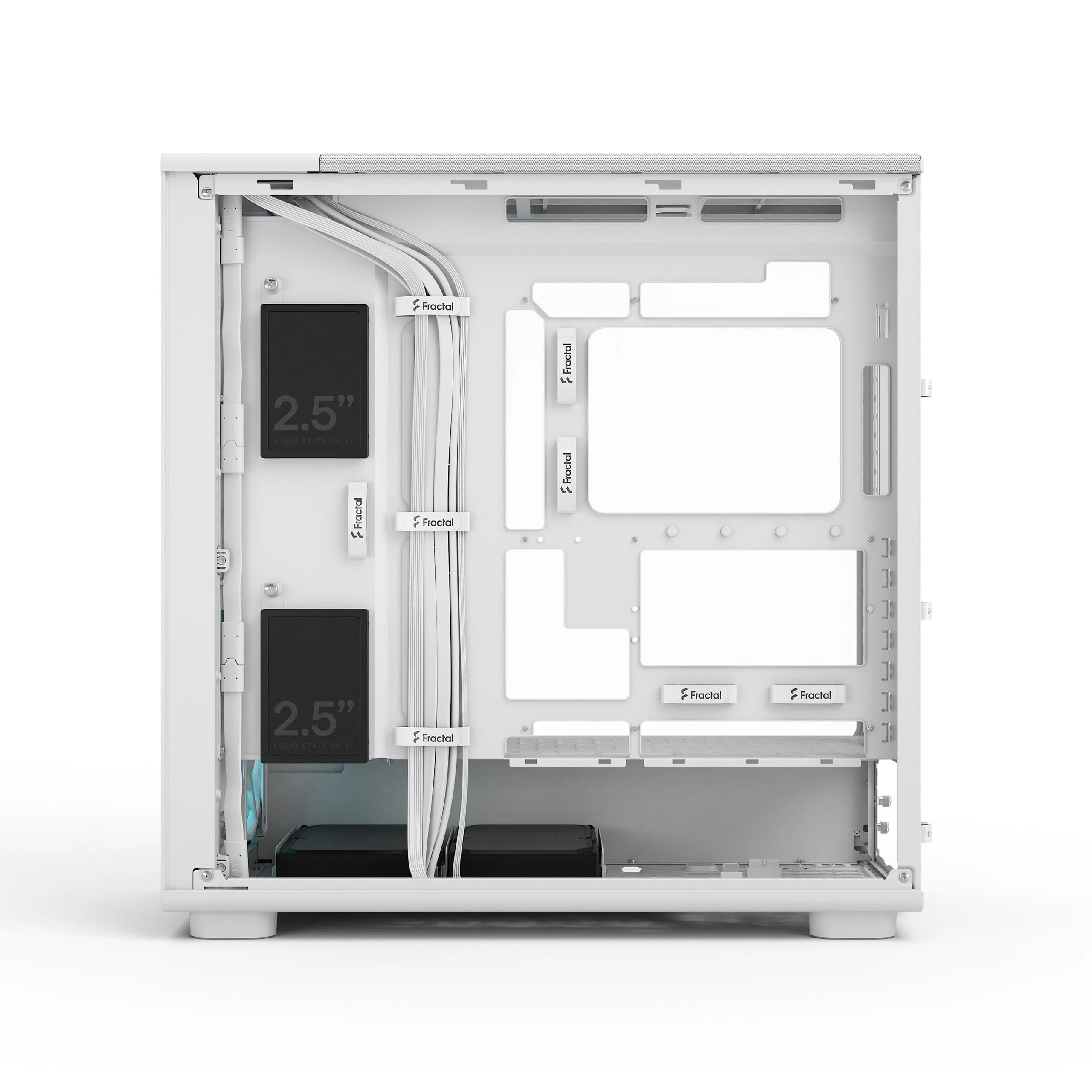 Fractal Design Epoch XL Full-Tower Case with RGB lighting and clear window, White
