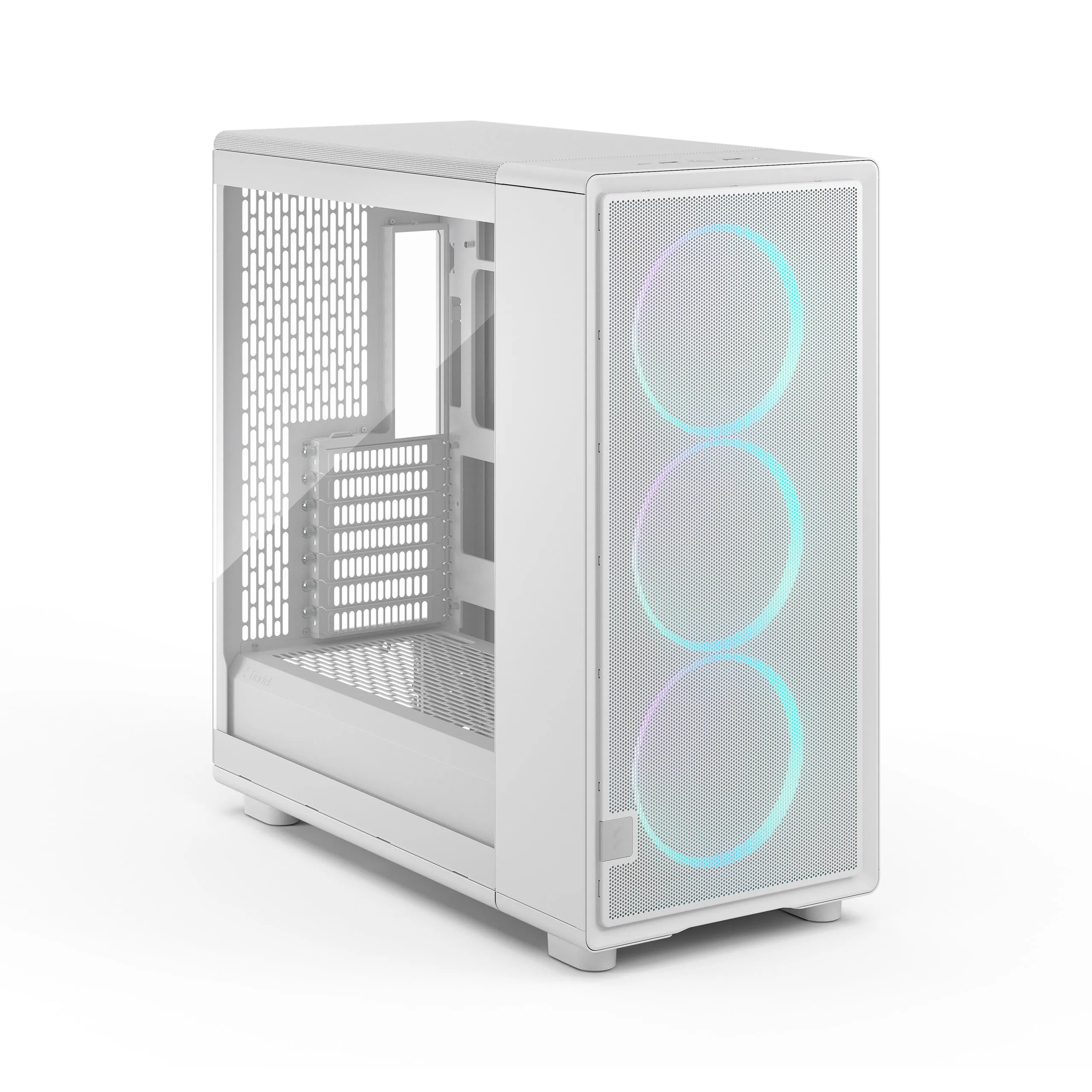 Fractal Design Epoch XL Full-Tower Case with RGB lighting and clear window, White
