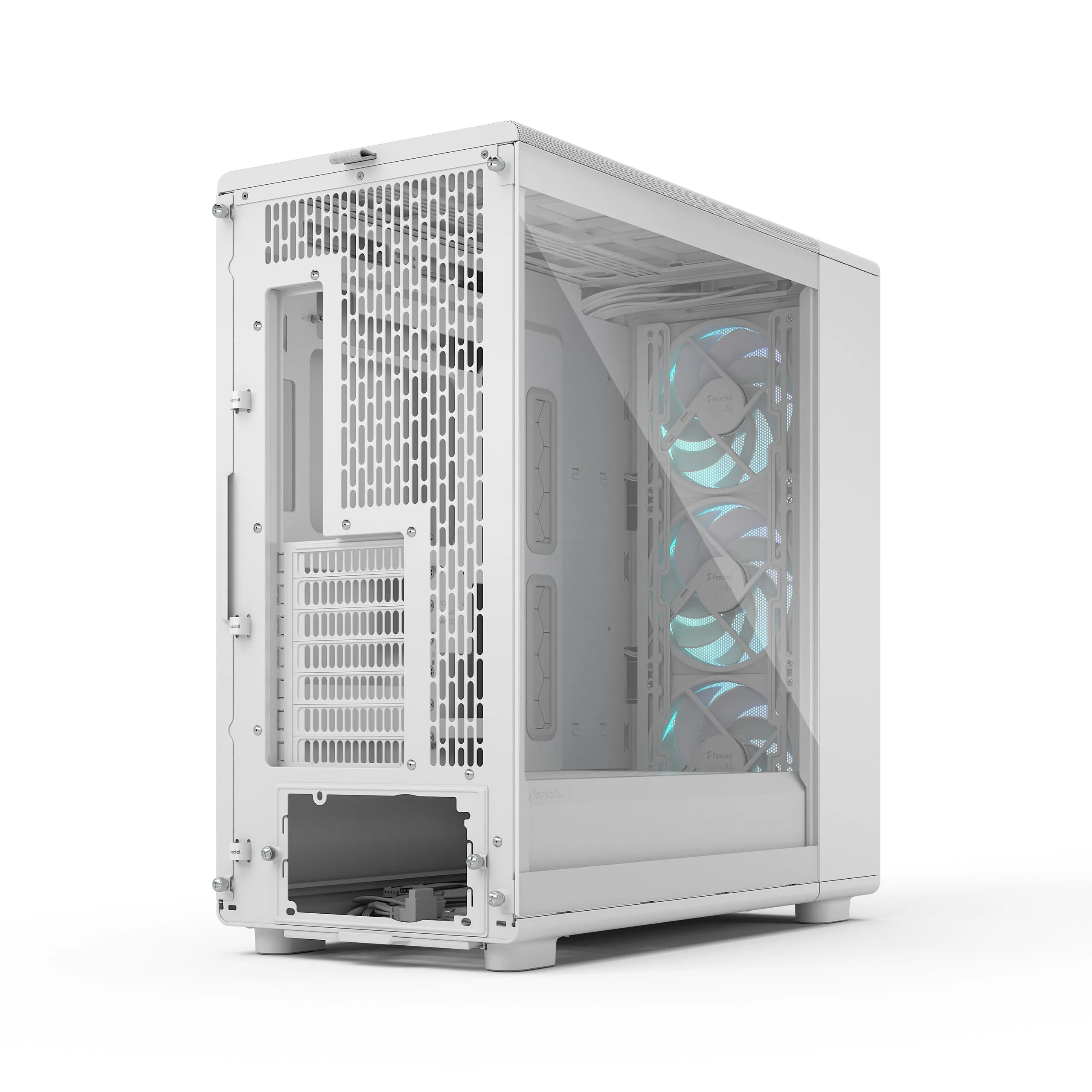 Fractal Design Epoch XL Full-Tower Case with RGB lighting and clear window, White