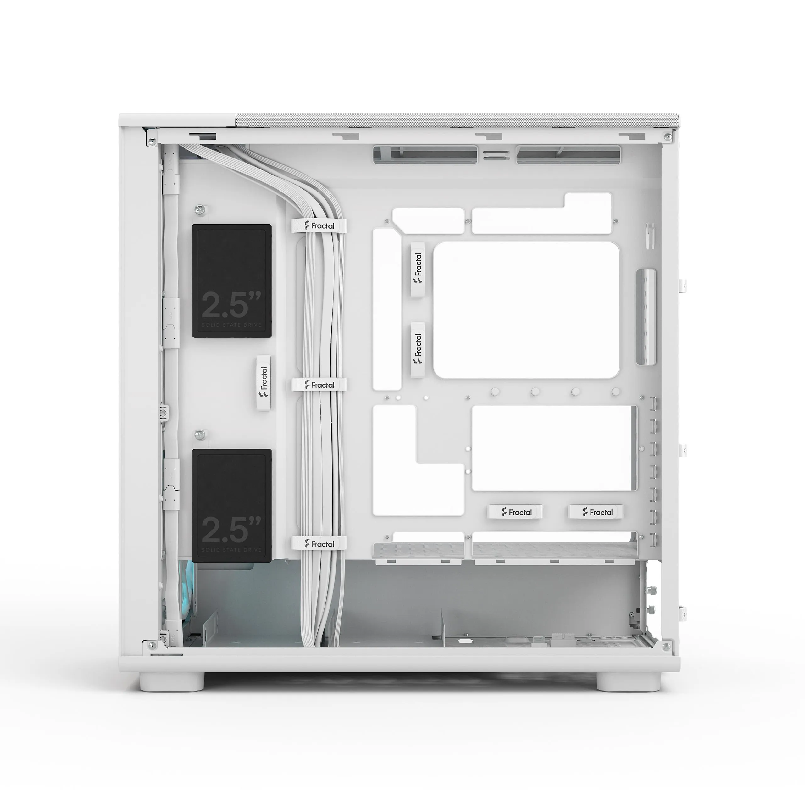 Fractal Design Epoch XL Full-Tower Case with RGB lighting and clear window, White